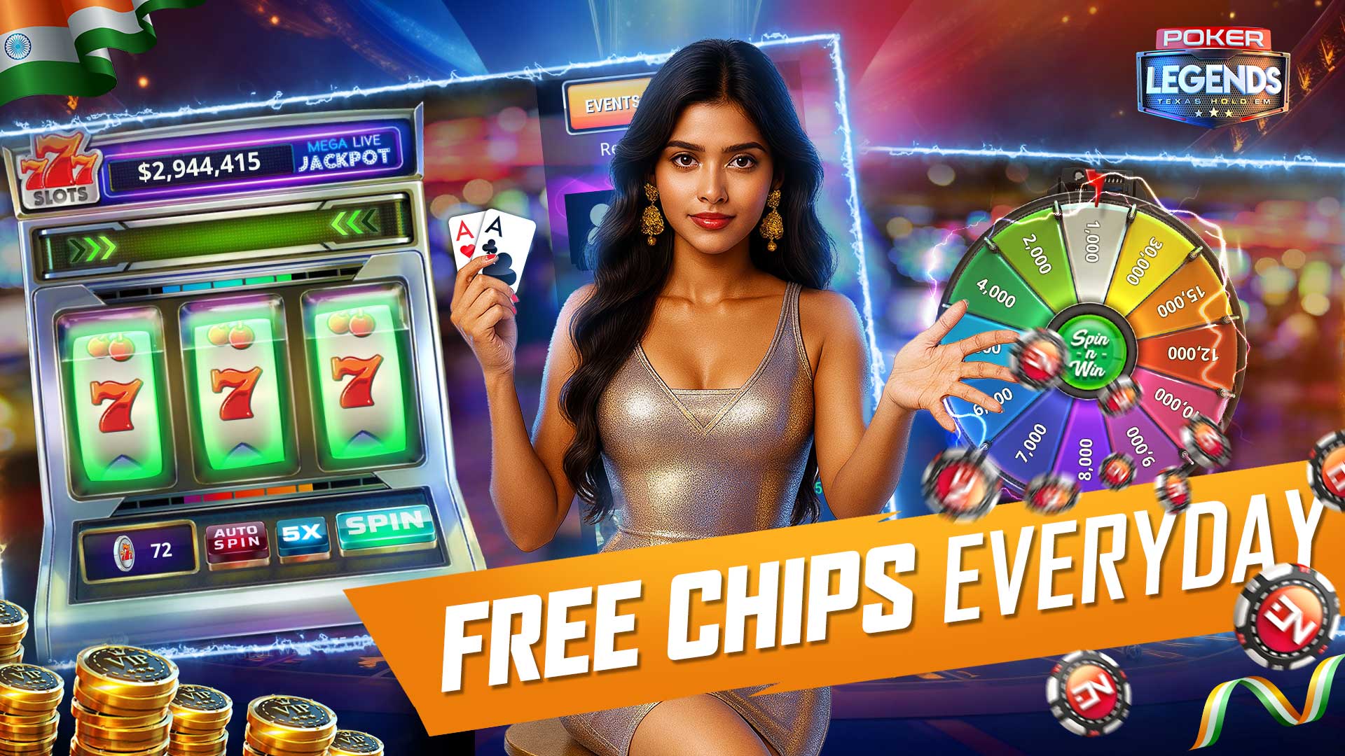 اسکرین شات 3 بازی Texas Holdem - Poker Legends