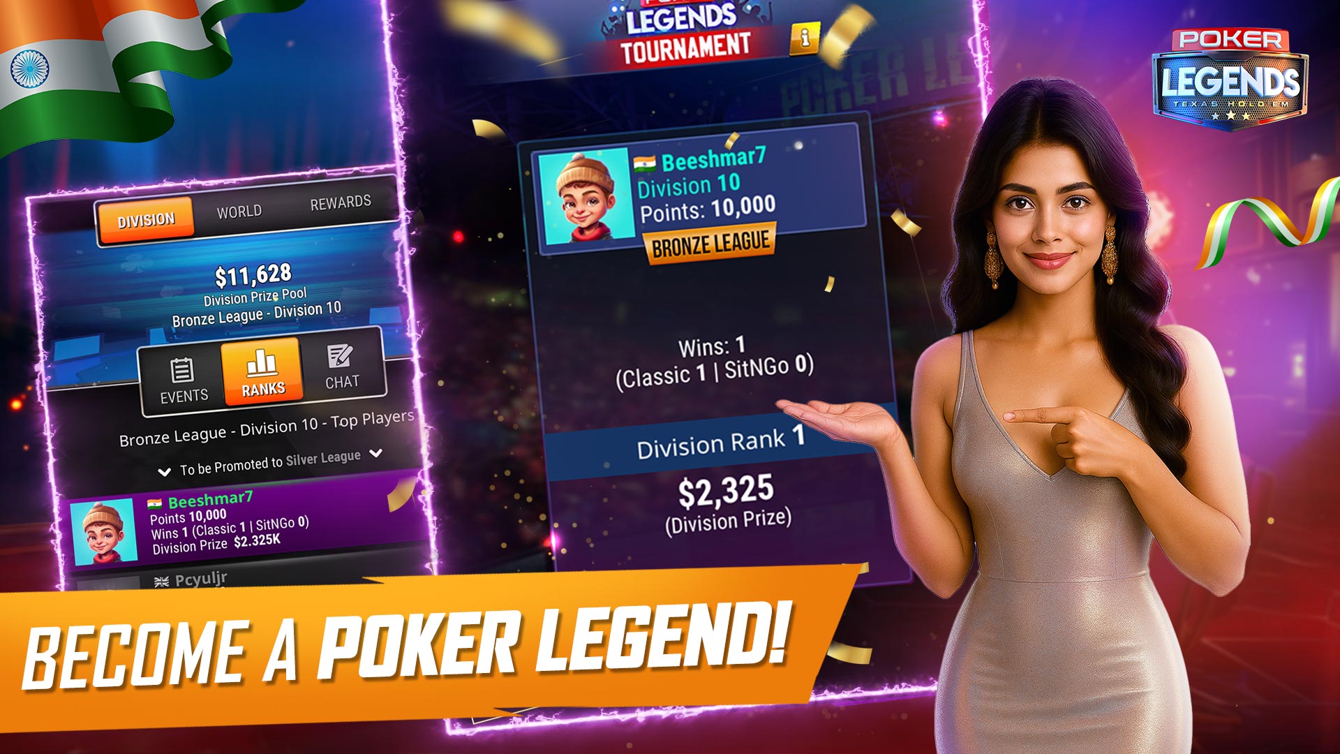 اسکرین شات 6 بازی Texas Holdem - Poker Legends