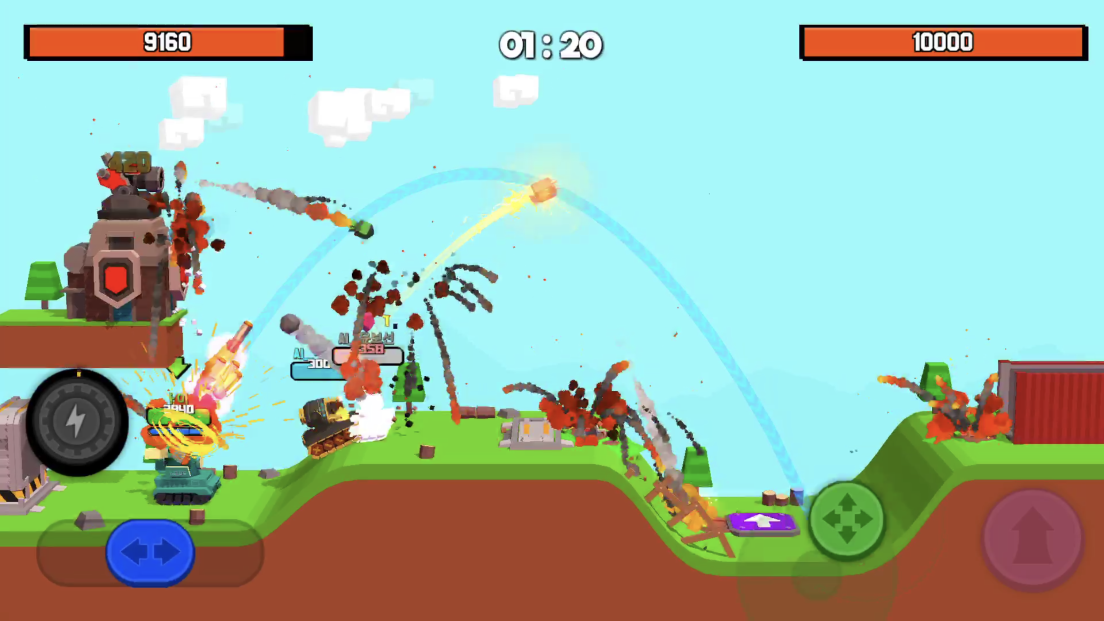 اسکرین شات 6 بازی BOOM Tank Showdown