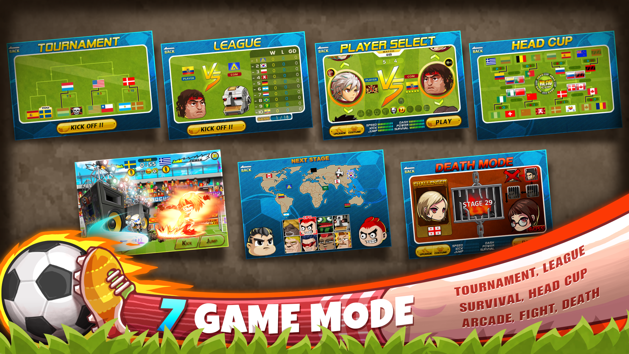 اسکرین شات 2 بازی Head Soccer