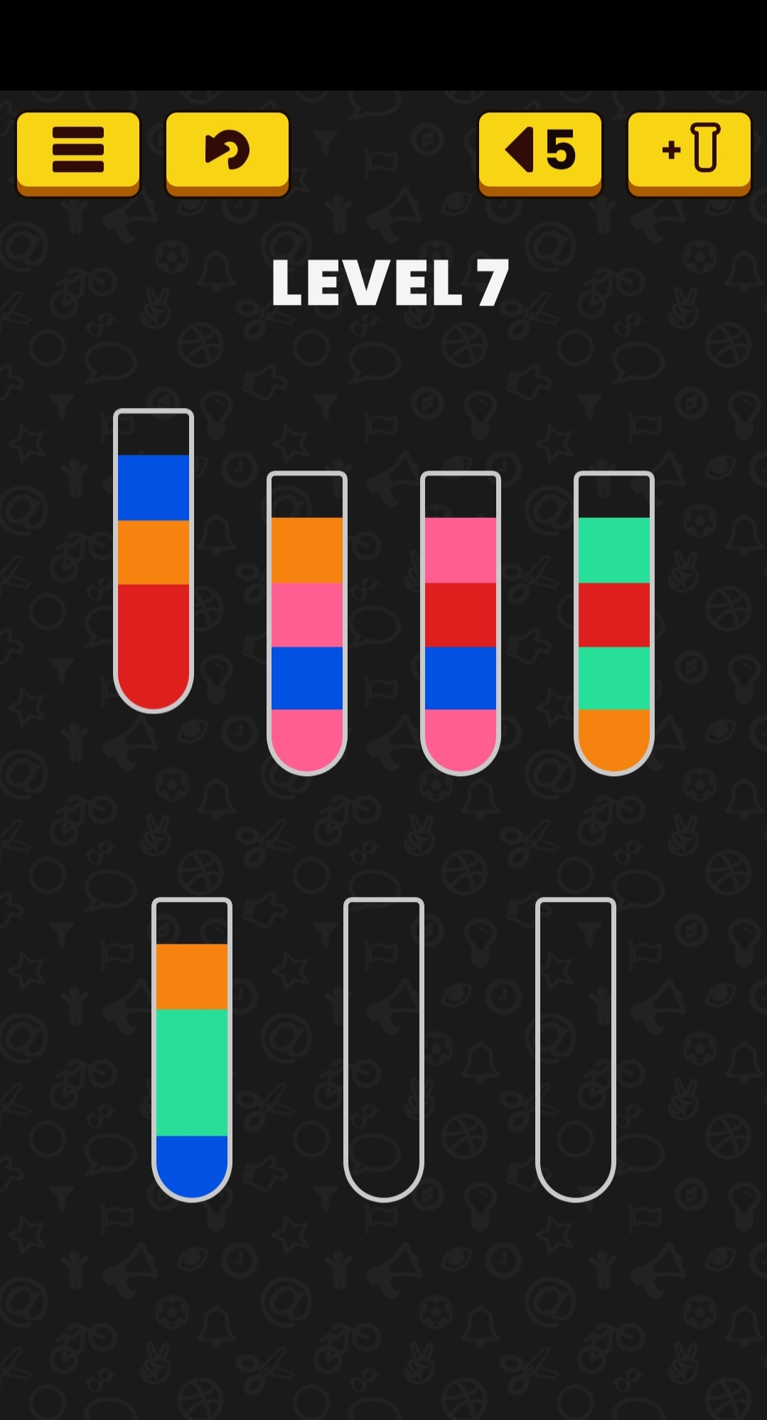 اسکرین شات 1 بازی Water Sort Puzzle - Color Sort