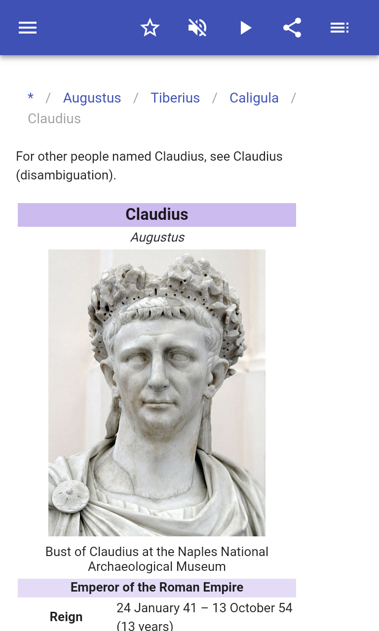 اسکرین شات 5 برنامه Roman emperors