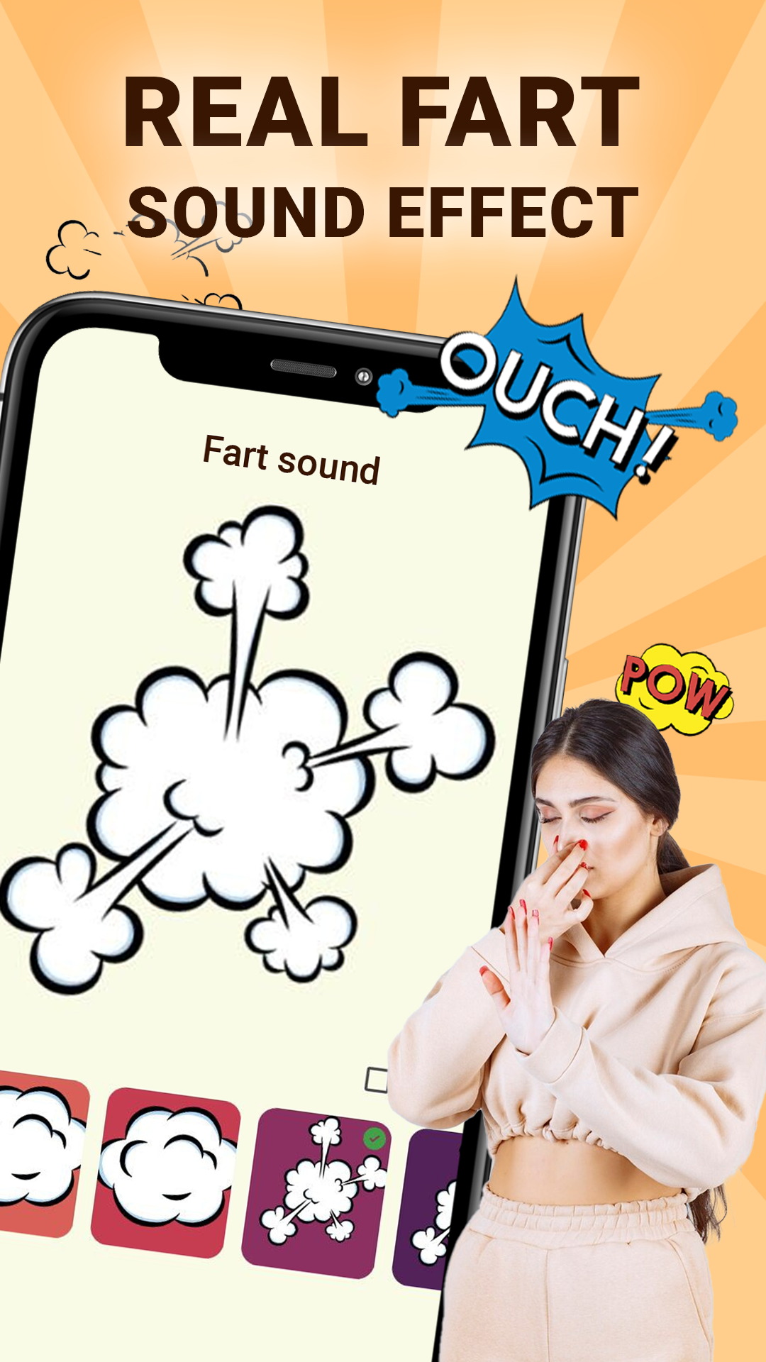 اسکرین شات 3 بازی Fart Noise Prank: Funny Sounds