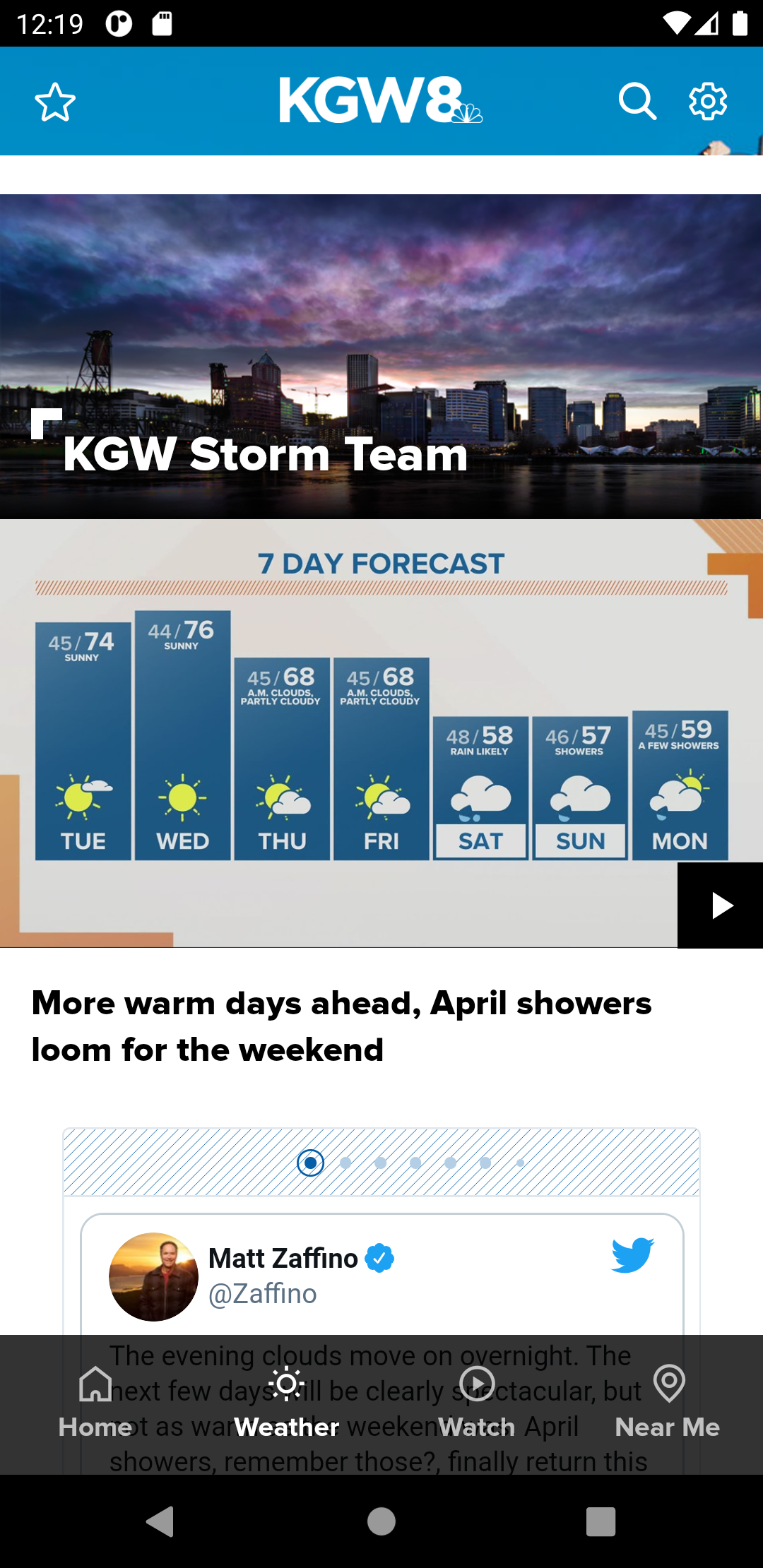 اسکرین شات 2 برنامه Portland, Oregon News from KGW