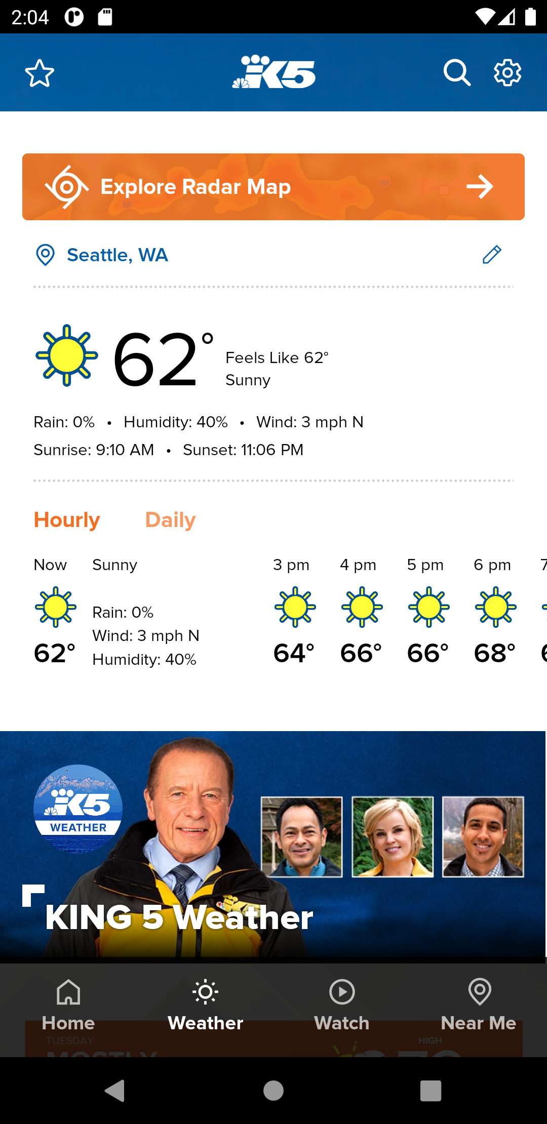 اسکرین شات 2 برنامه KING 5 News for Seattle/Tacoma