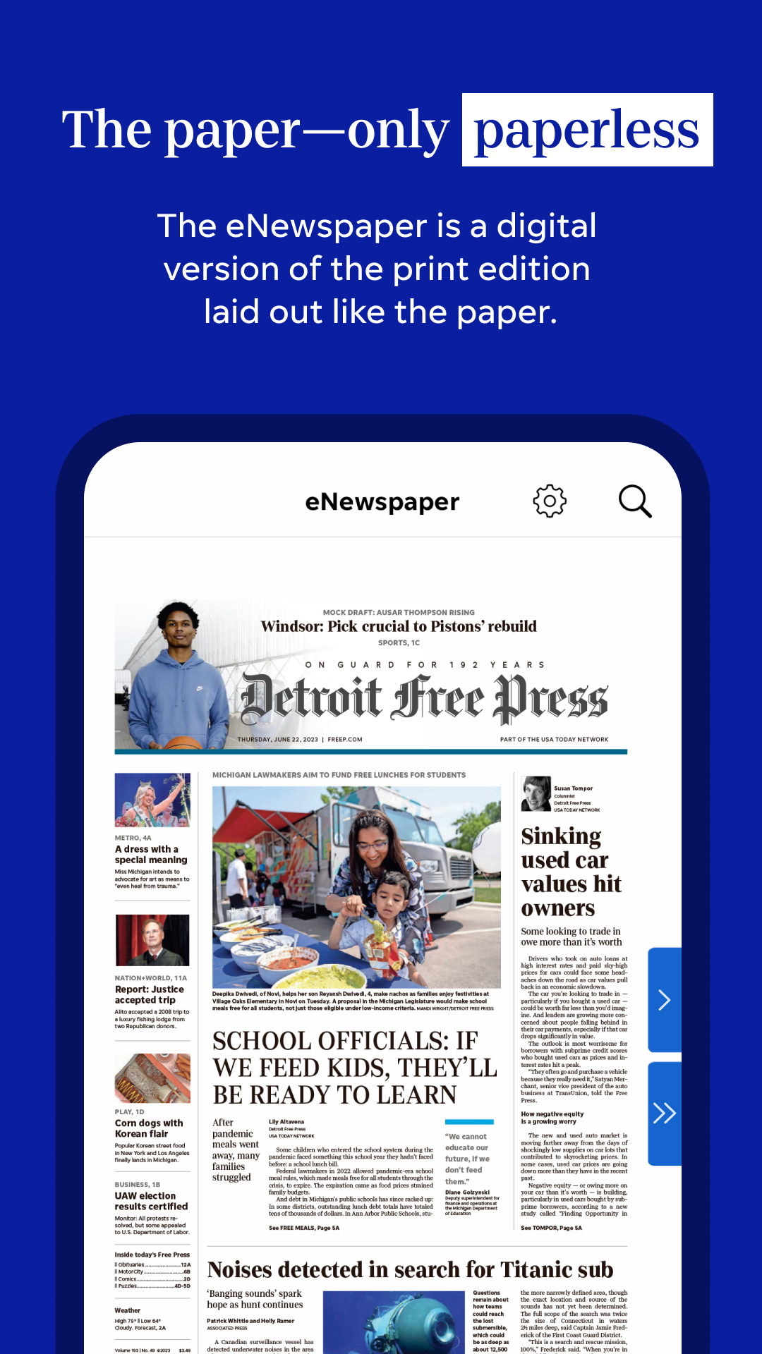 اسکرین شات 3 برنامه Detroit Free Press: Freep