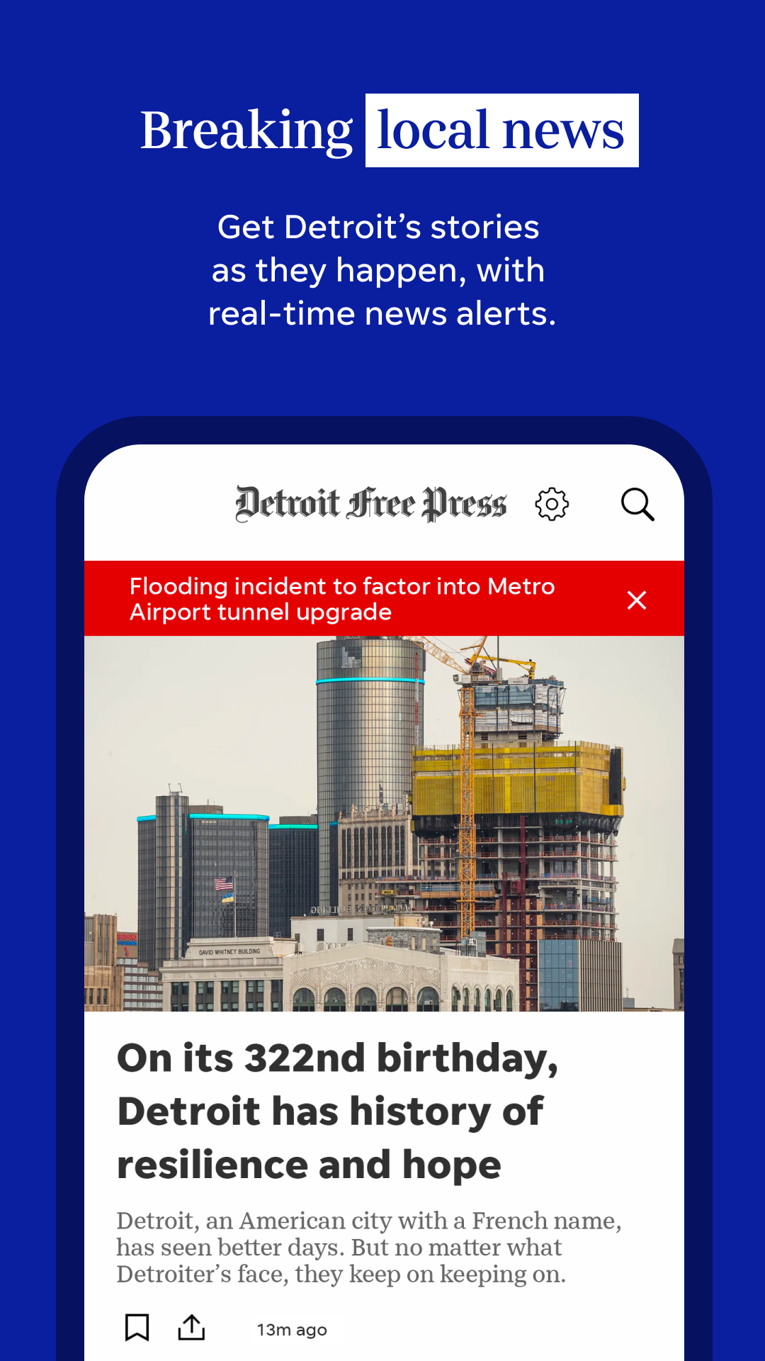 اسکرین شات 1 برنامه Detroit Free Press: Freep
