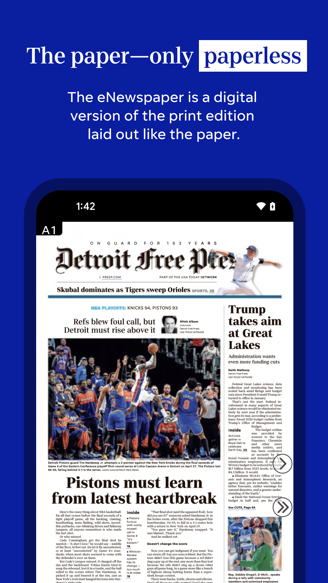اسکرین شات 3 برنامه Detroit Free Press: Freep