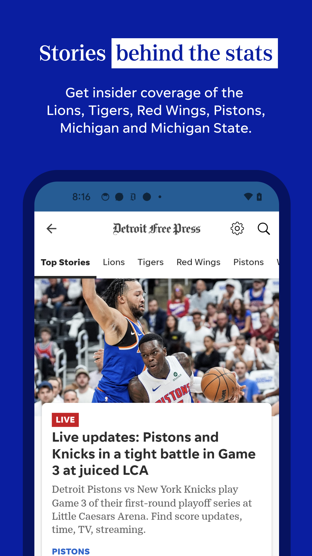 اسکرین شات 4 برنامه Detroit Free Press: Freep