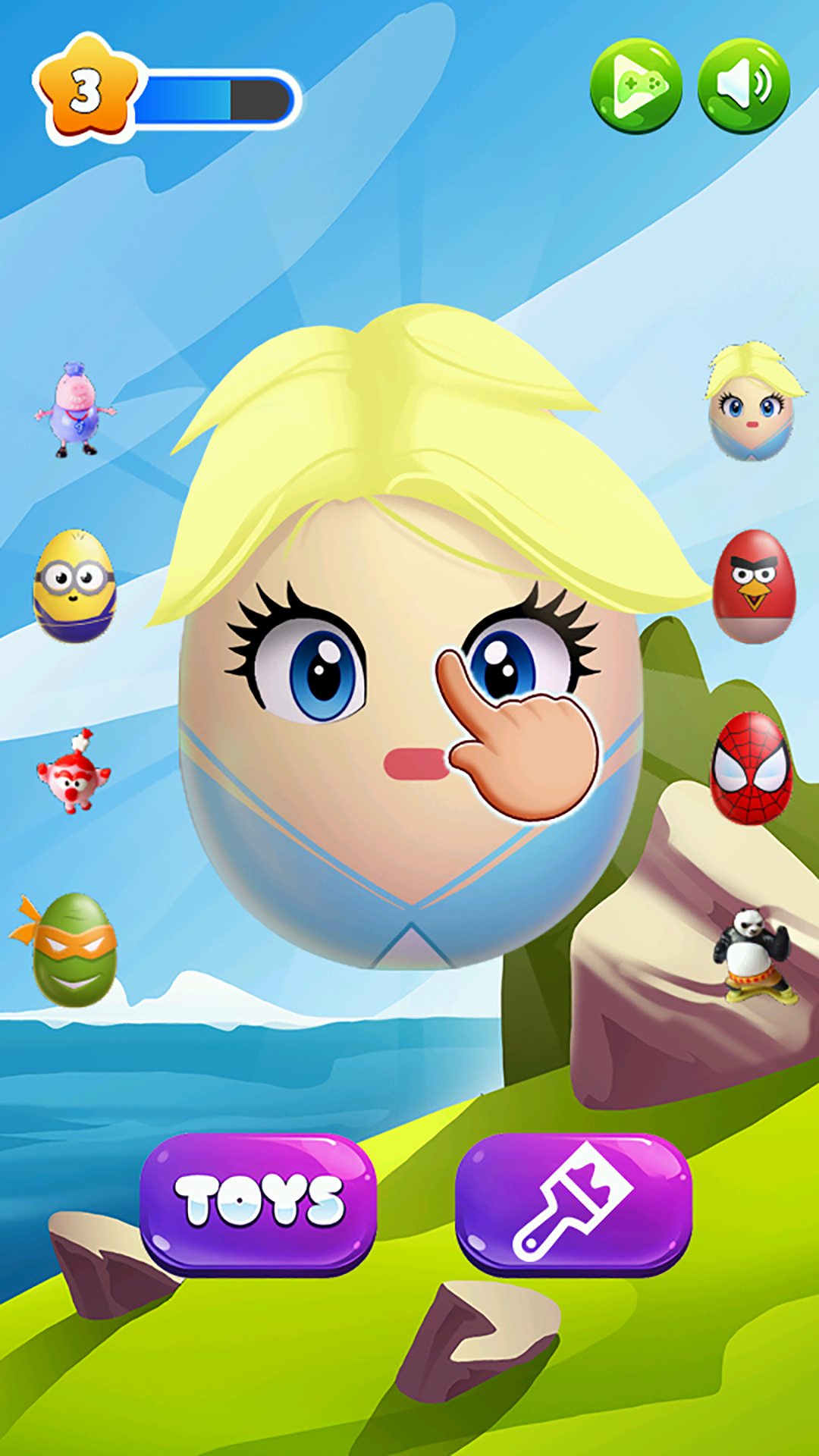 اسکرین شات 2 بازی Surprise Eggs Game for Kids