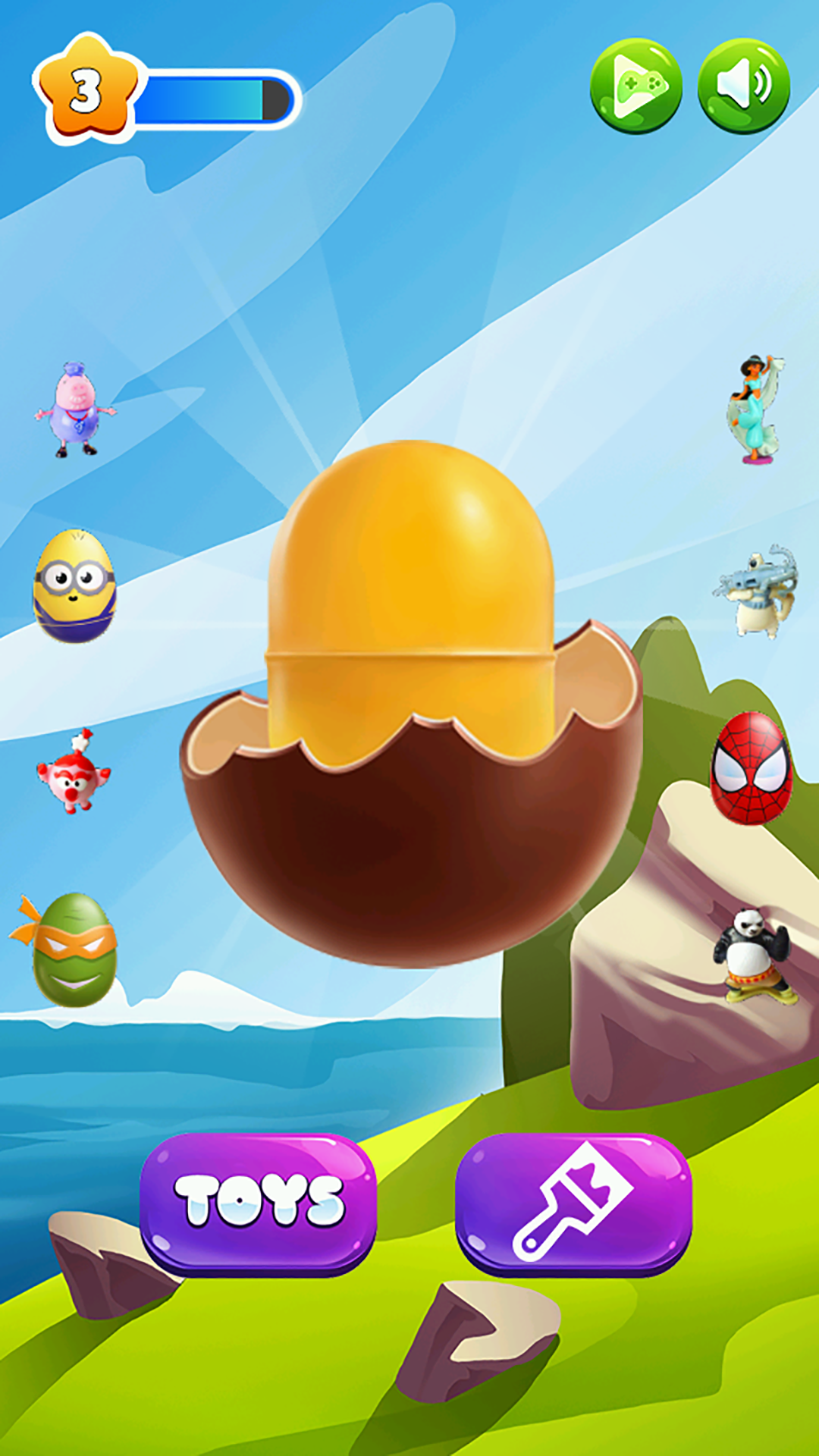 اسکرین شات 3 بازی Surprise Eggs Game for Kids