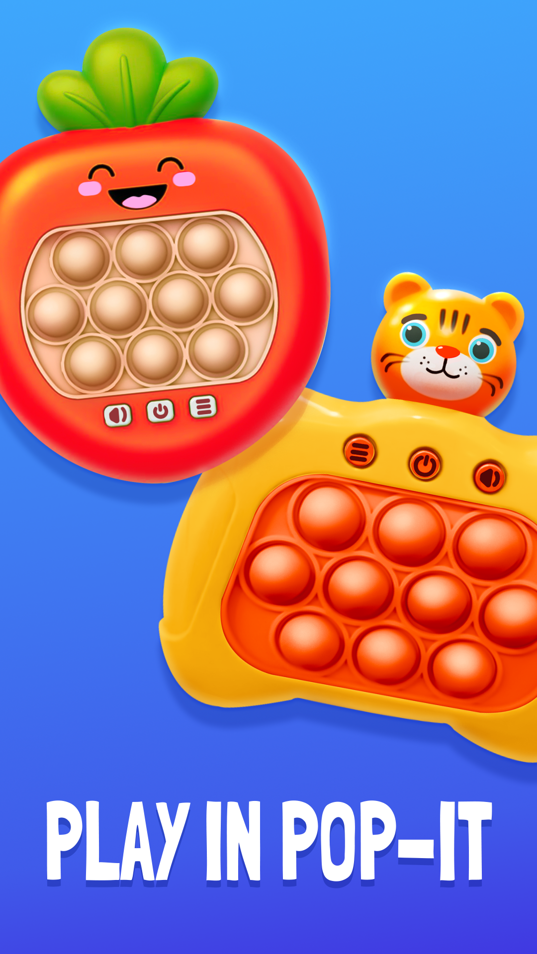 اسکرین شات 4 برنامه Fidget Games: Pop It Toys