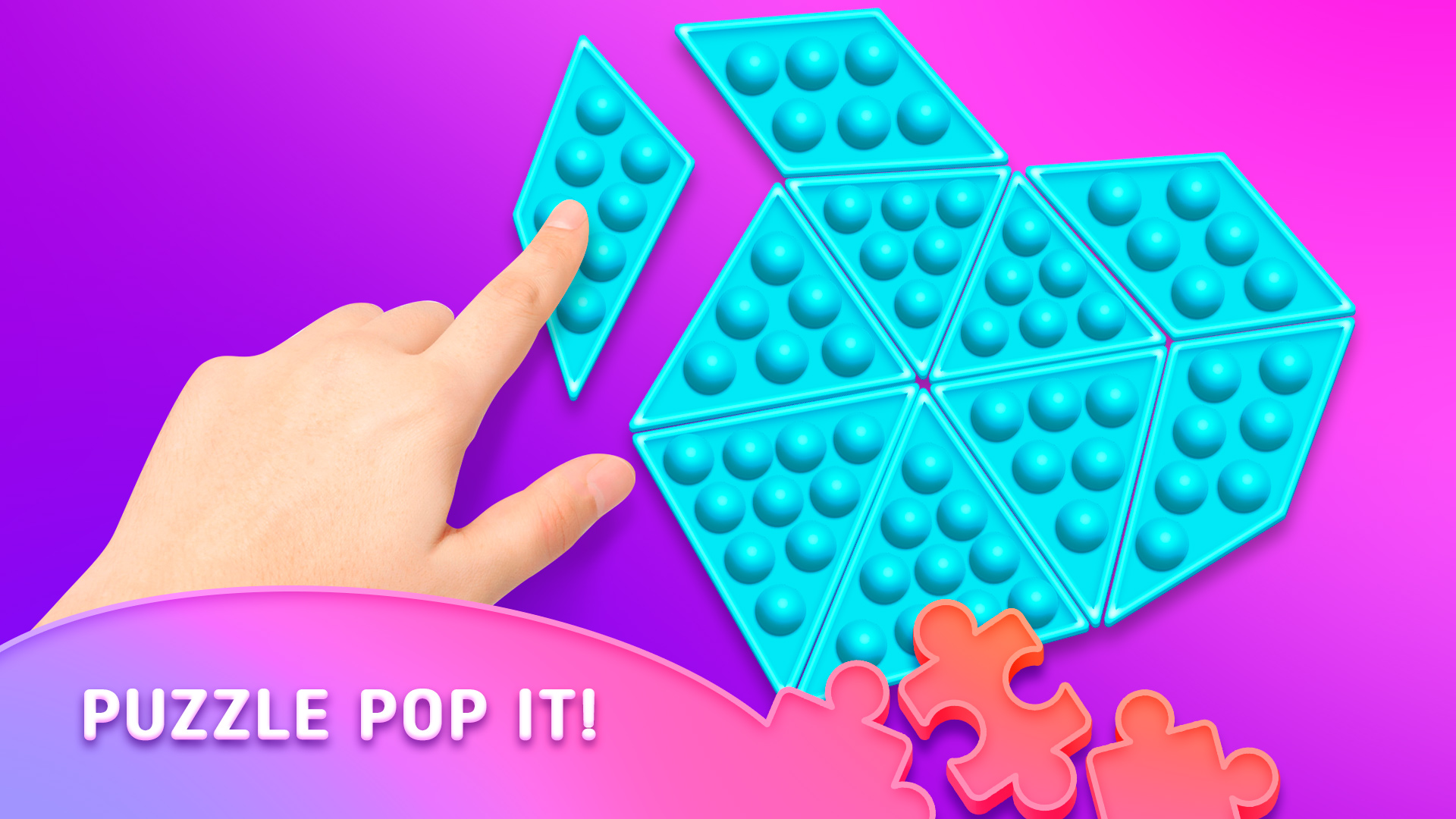 اسکرین شات 2 برنامه Antistress Pop It Game