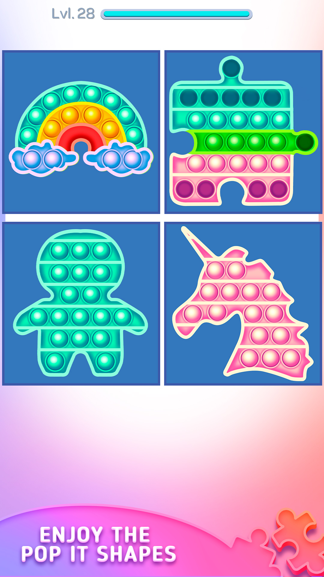 اسکرین شات 4 برنامه Antistress Pop It Game
