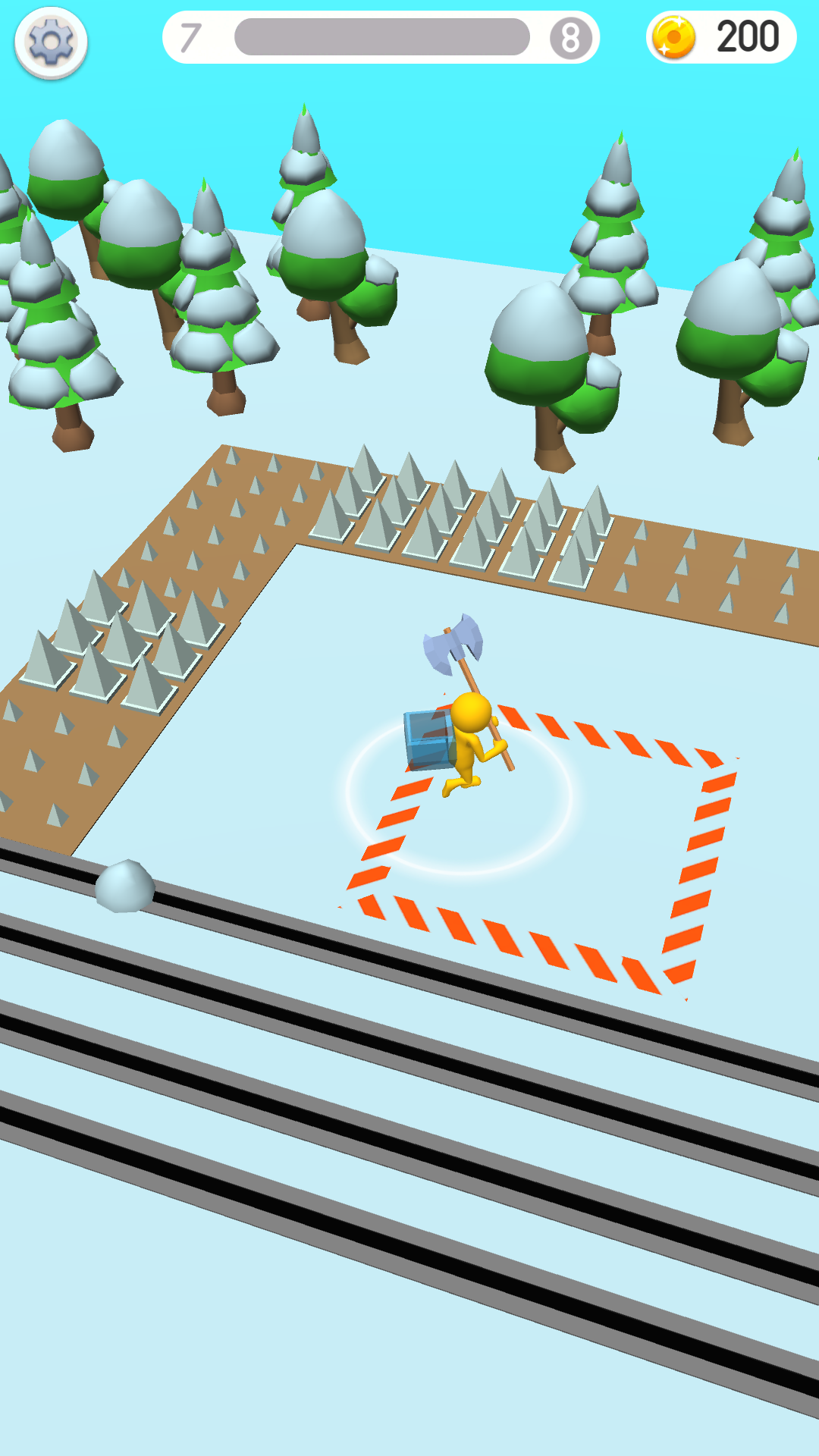 اسکرین شات 3 بازی Lumberjack - Chop Wood
