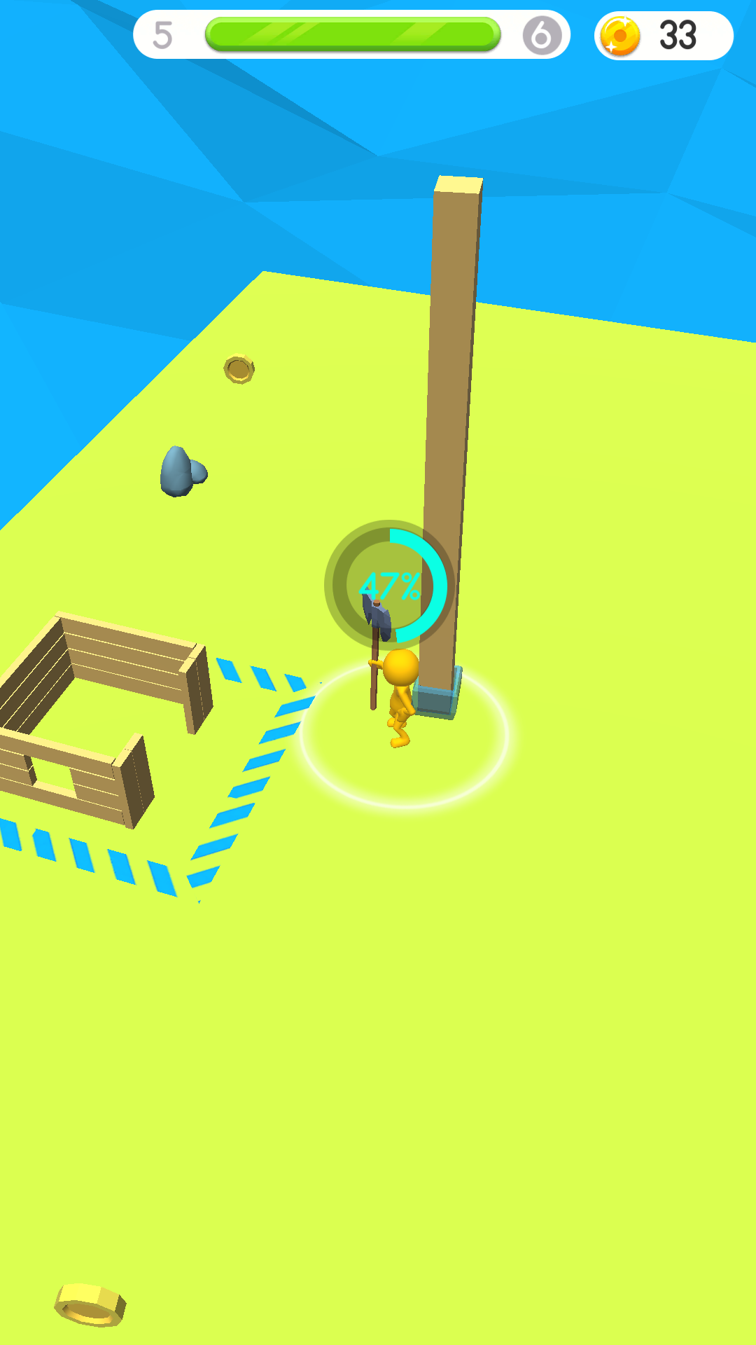 اسکرین شات 2 بازی Lumberjack - Chop Wood