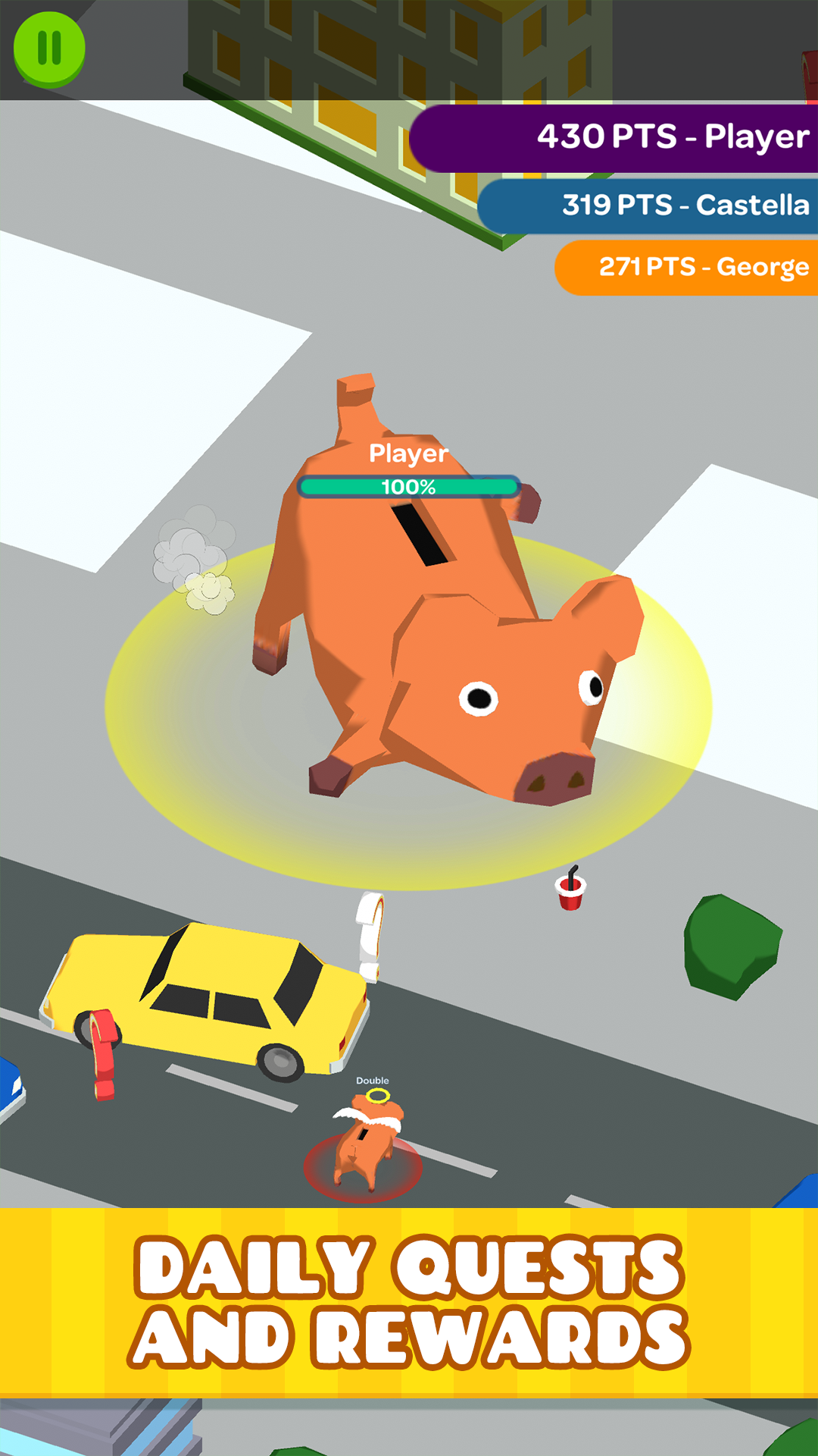 اسکرین شات 8 بازی Piggy io - Pig Evolution