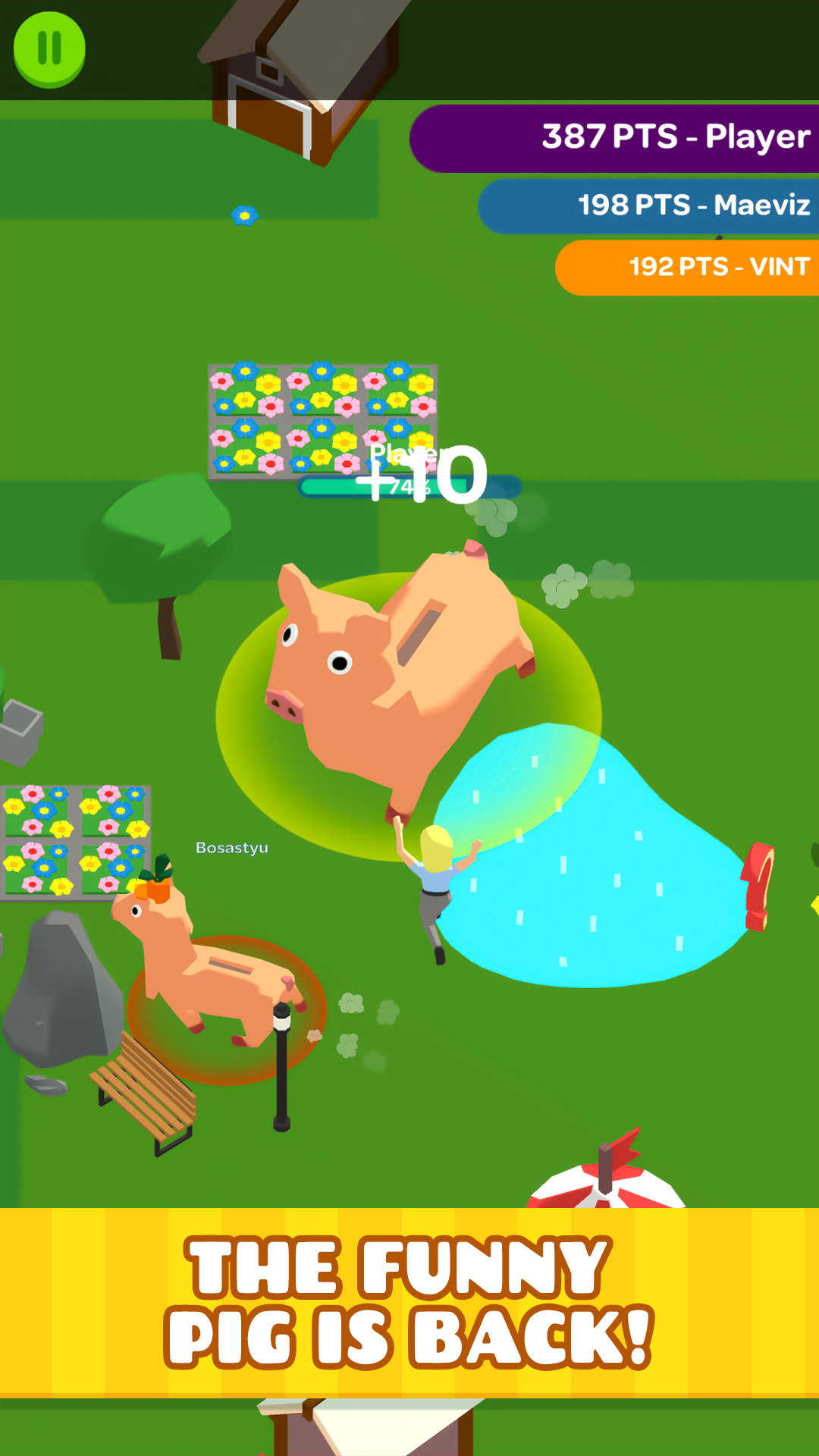اسکرین شات 1 بازی Piggy io - Pig Evolution