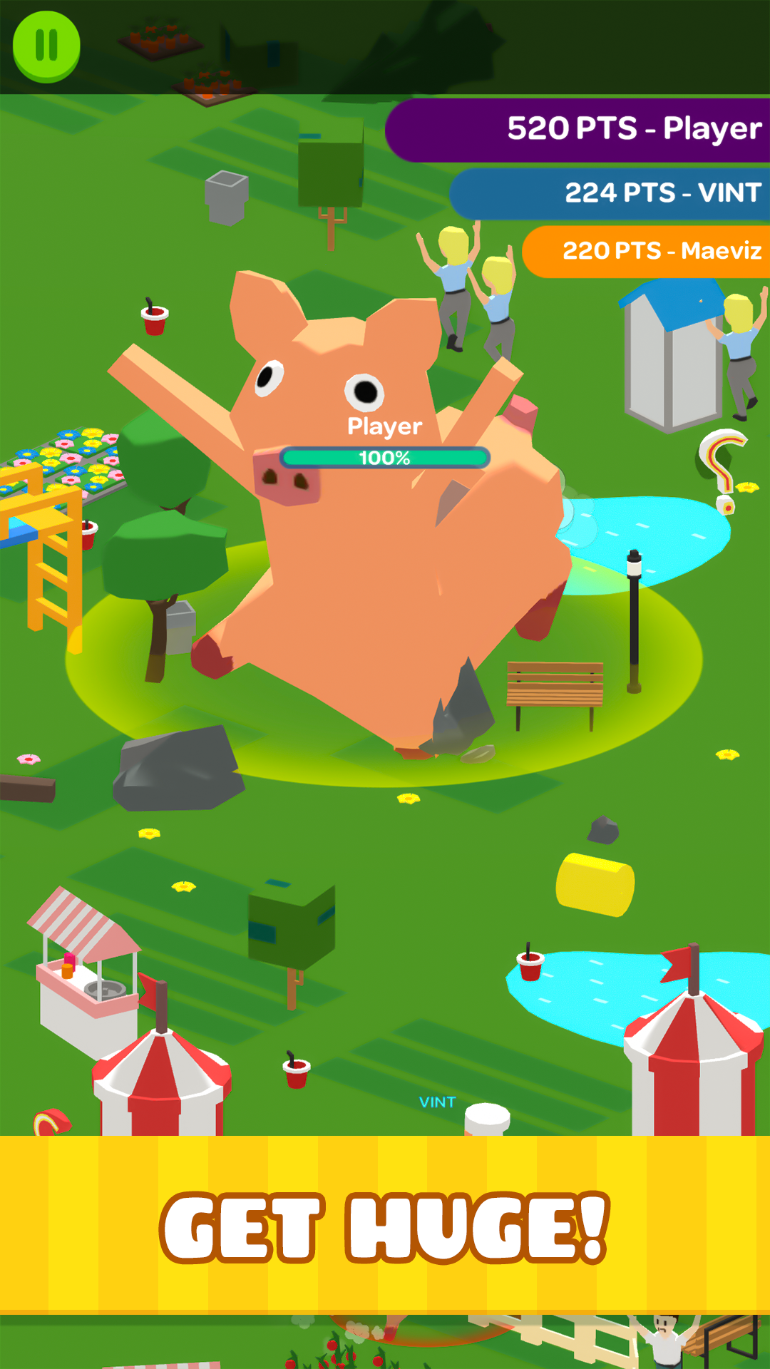 اسکرین شات 2 بازی Piggy io - Pig Evolution