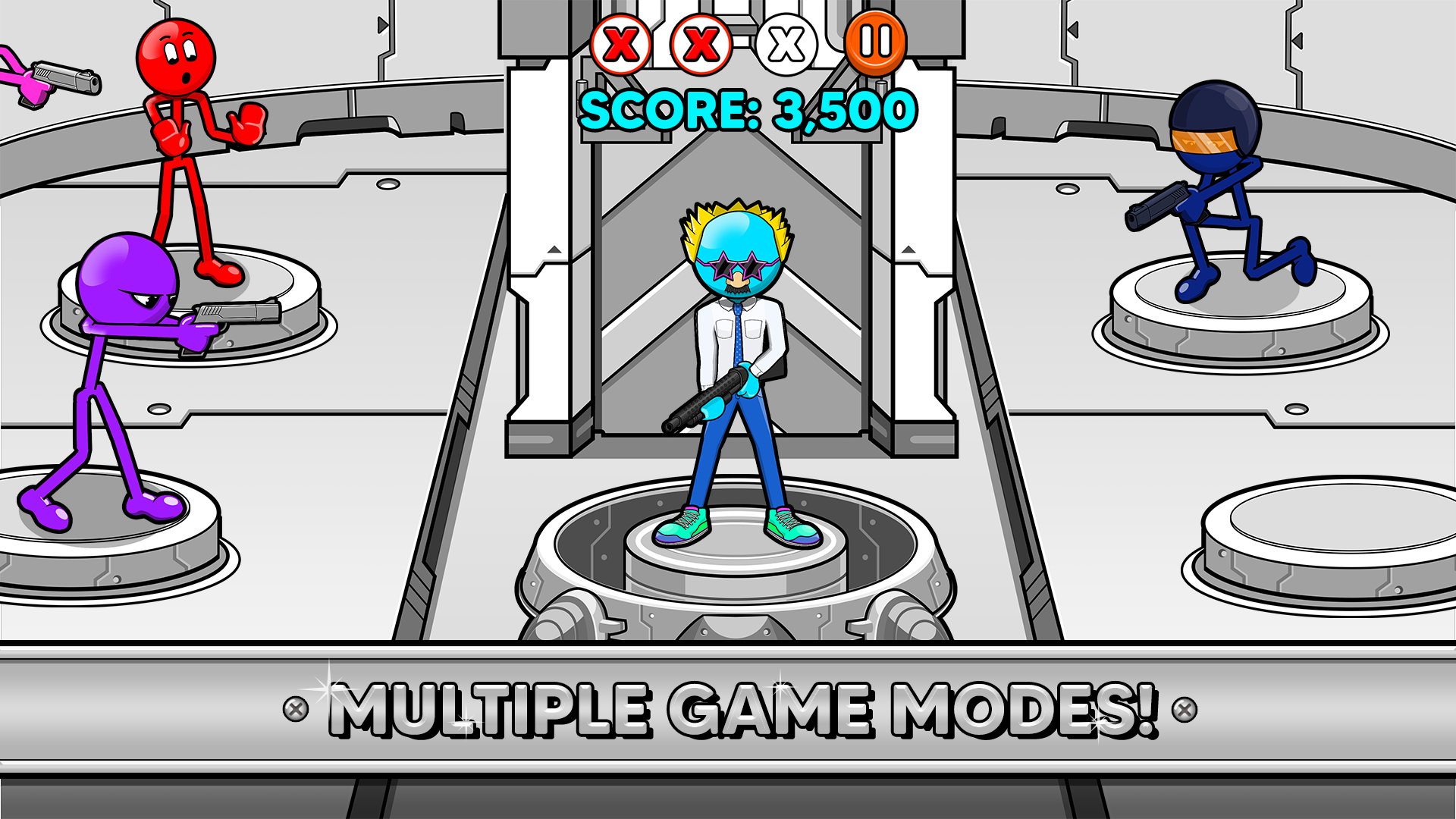 اسکرین شات 3 بازی Gun Fu: Stickman 3