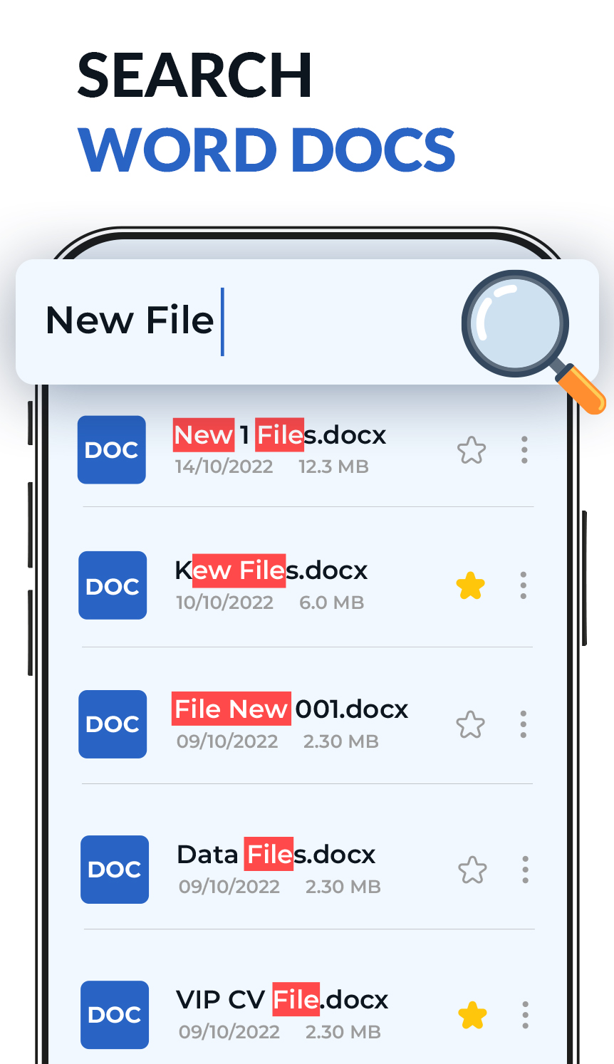 اسکرین شات 4 برنامه Word Reader Office Docs, Docx