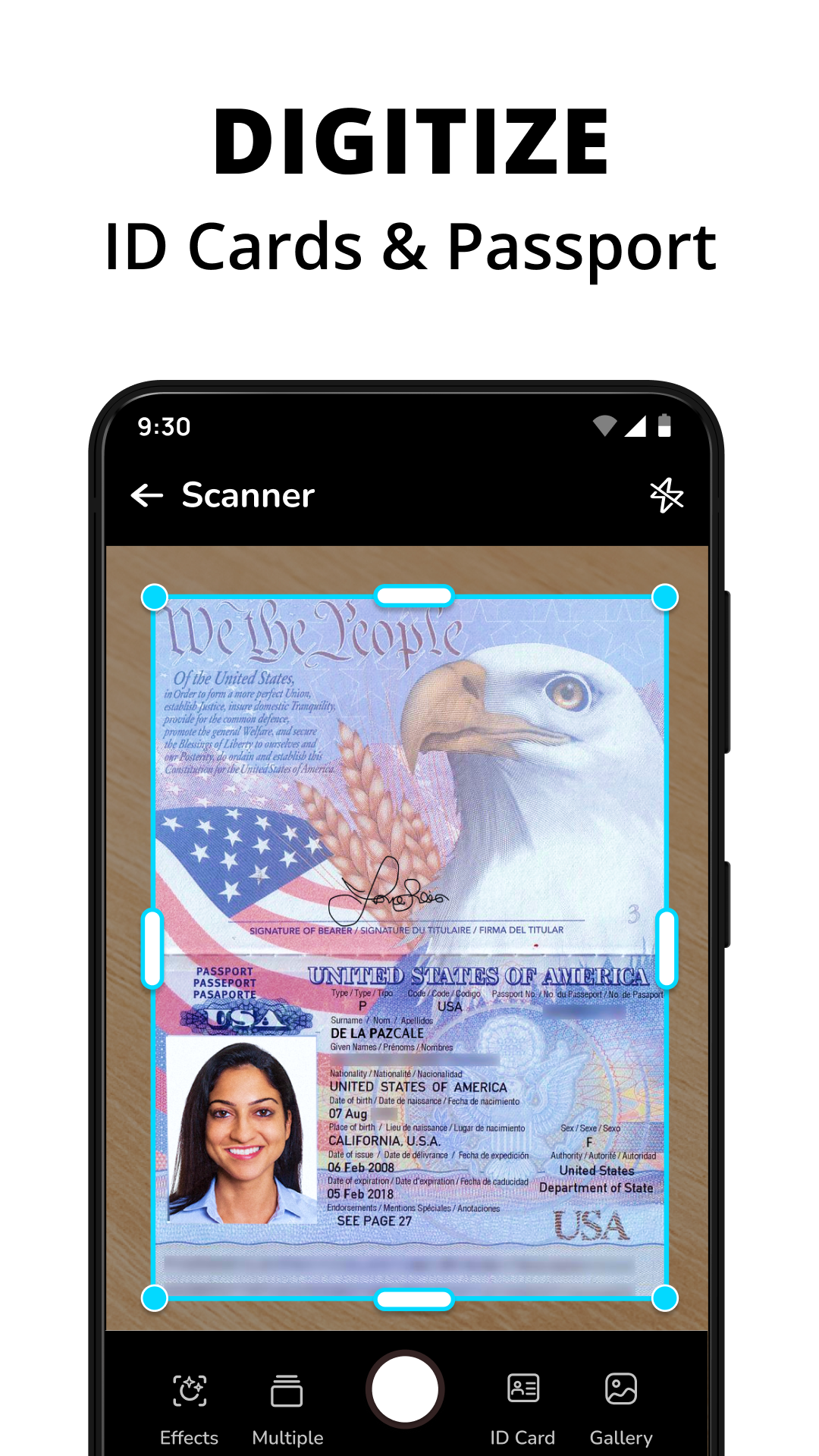 اسکرین شات 3 برنامه PDF Scanner : Document Reader