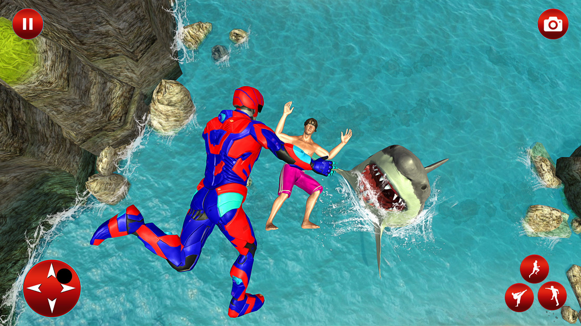 اسکرین شات 1 برنامه Robot Game : Robot Wala Game