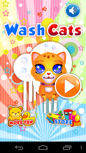 اسکرین شات 1 بازی Cat Pet Wash