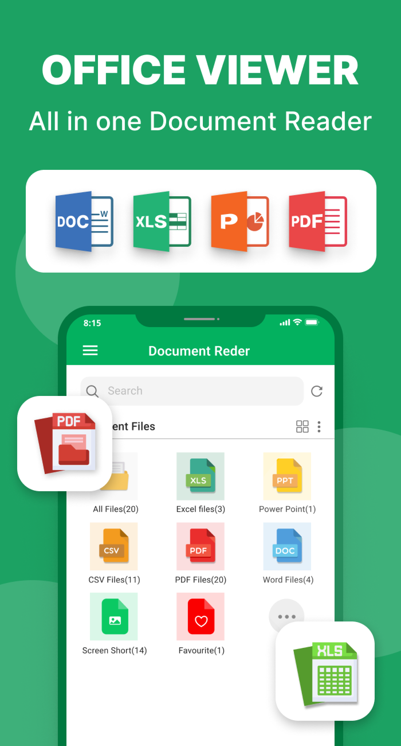 اسکرین شات 1 برنامه All Document Reader and Viewer