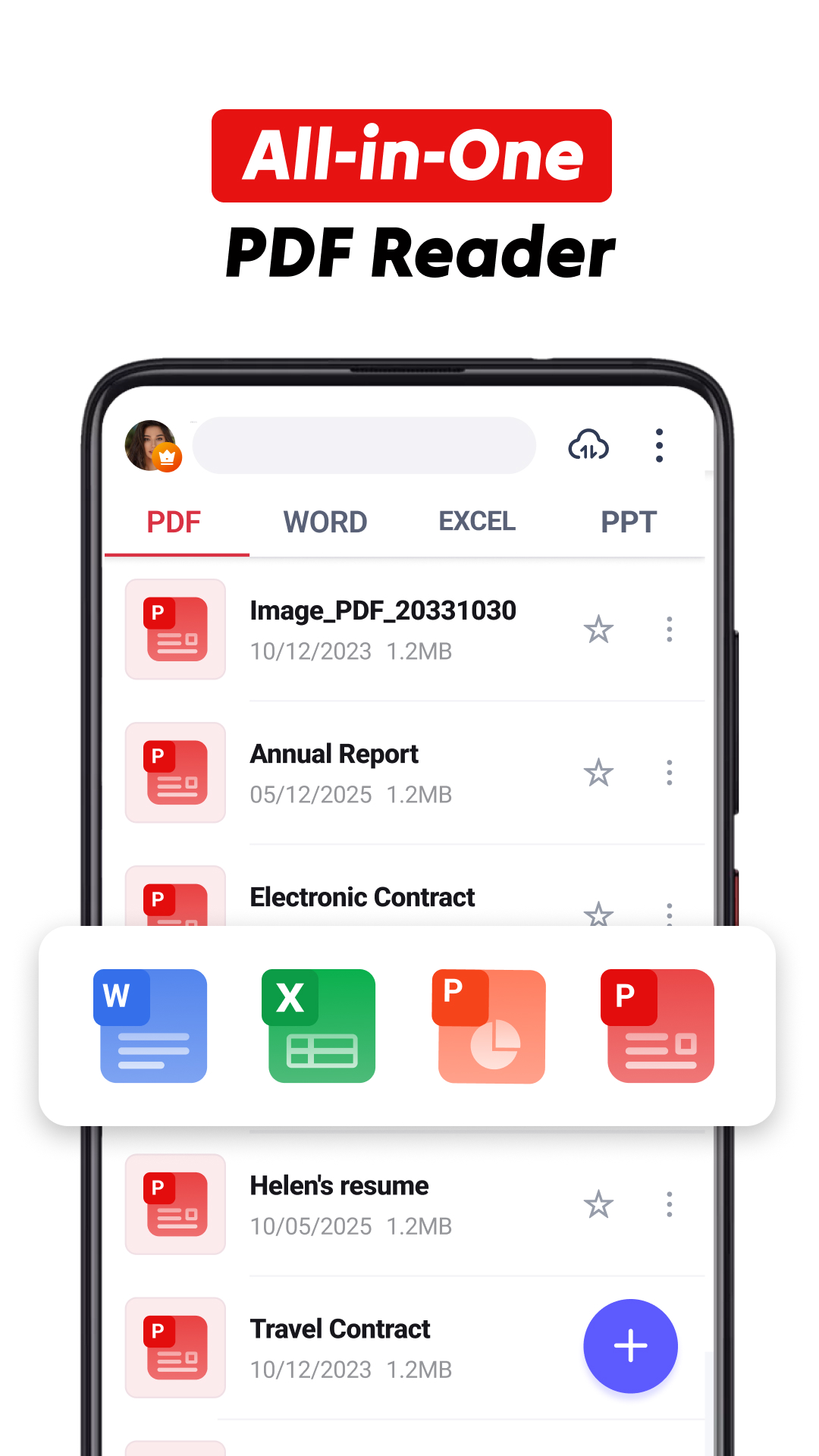 اسکرین شات 1 برنامه PDF Reader & Scanner