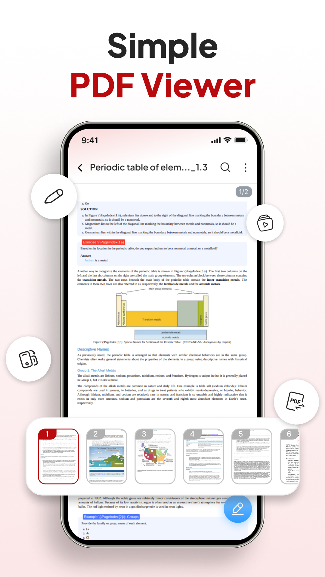 اسکرین شات 3 برنامه PDF Reader – Document Editor