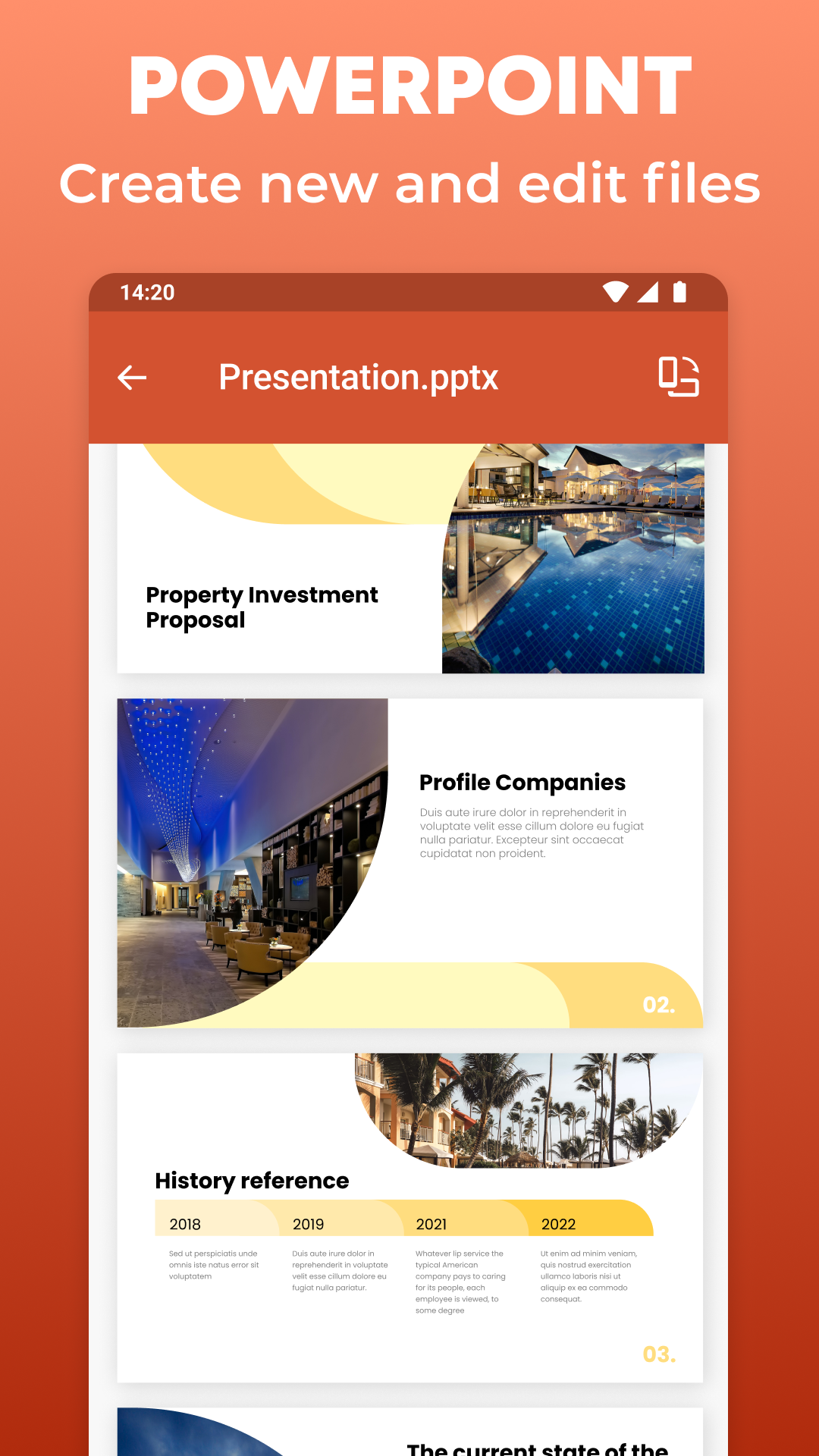 اسکرین شات 5 برنامه Office Reader - WORD/PDF/EXCEL