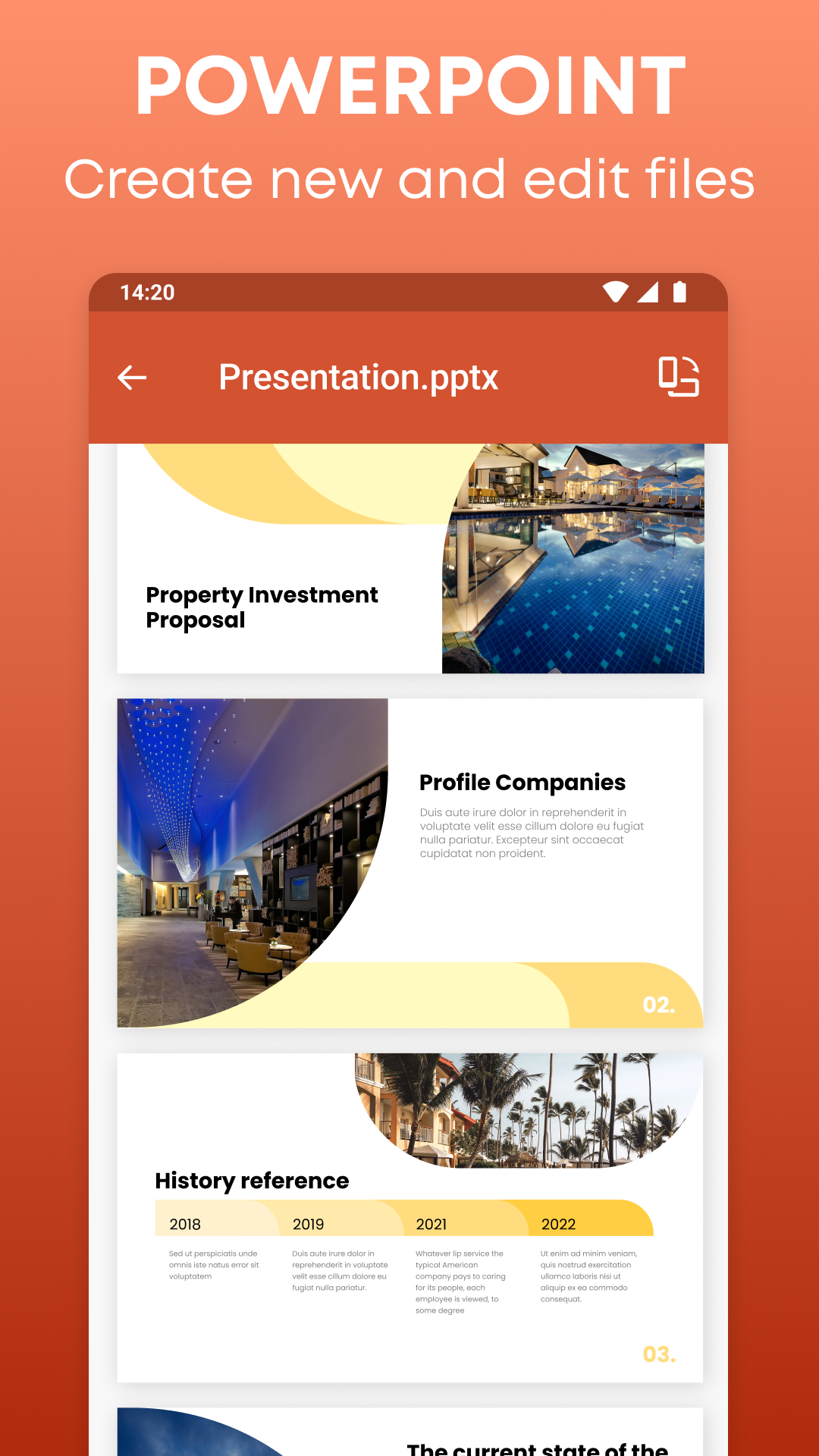 اسکرین شات 4 برنامه Office Reader - WORD/PDF/EXCEL