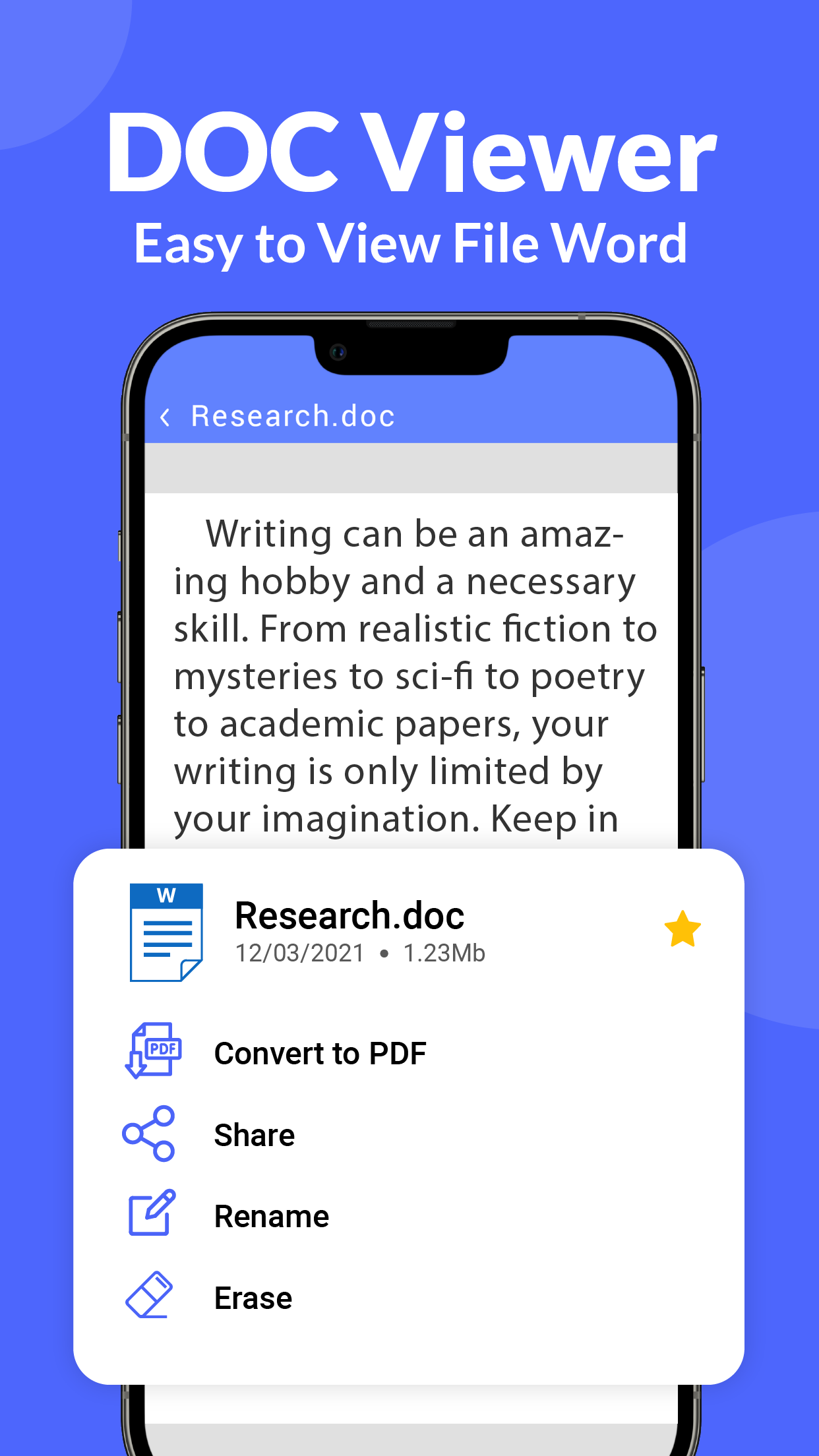 اسکرین شات 3 برنامه All Document Reader & Viewer