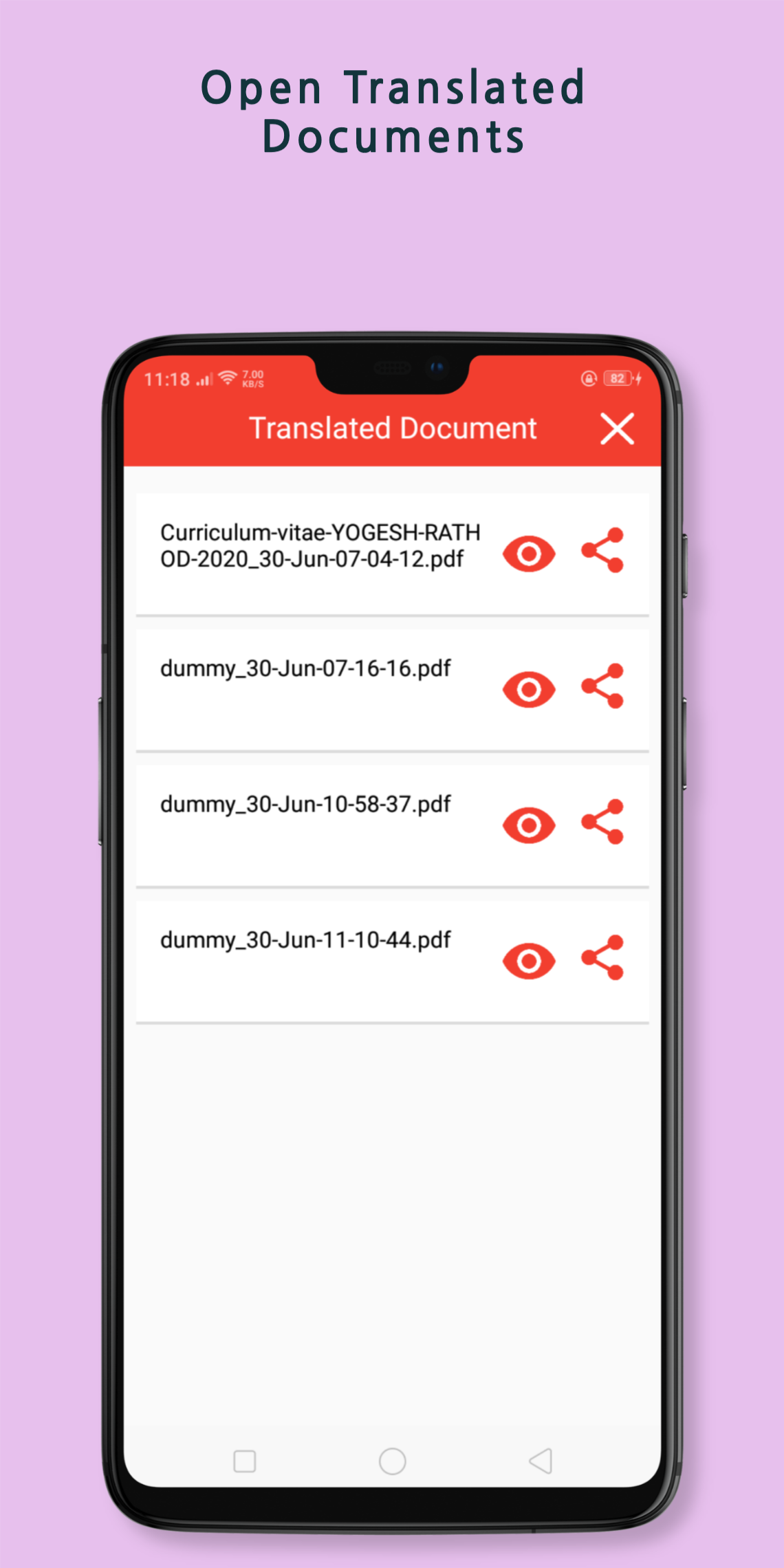 اسکرین شات 6 برنامه PDF File Translator
