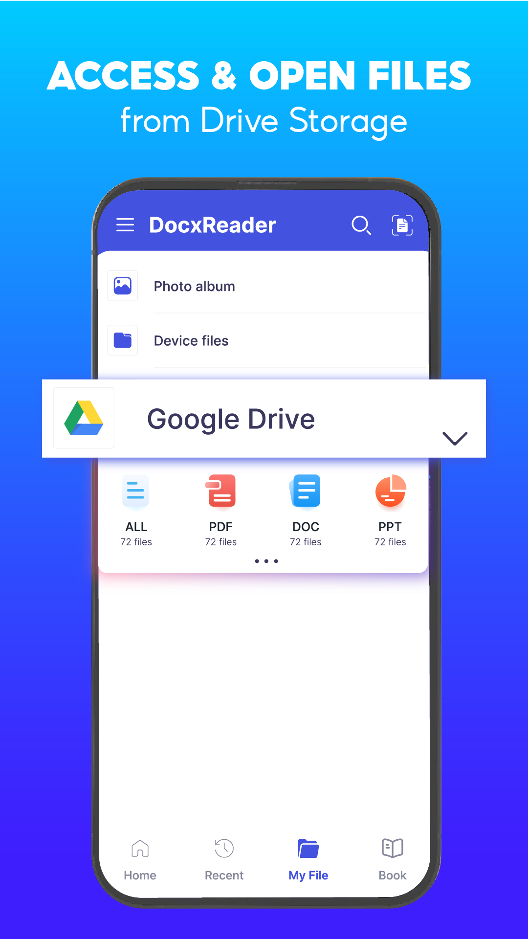 اسکرین شات 8 برنامه All Document Reader and Editor