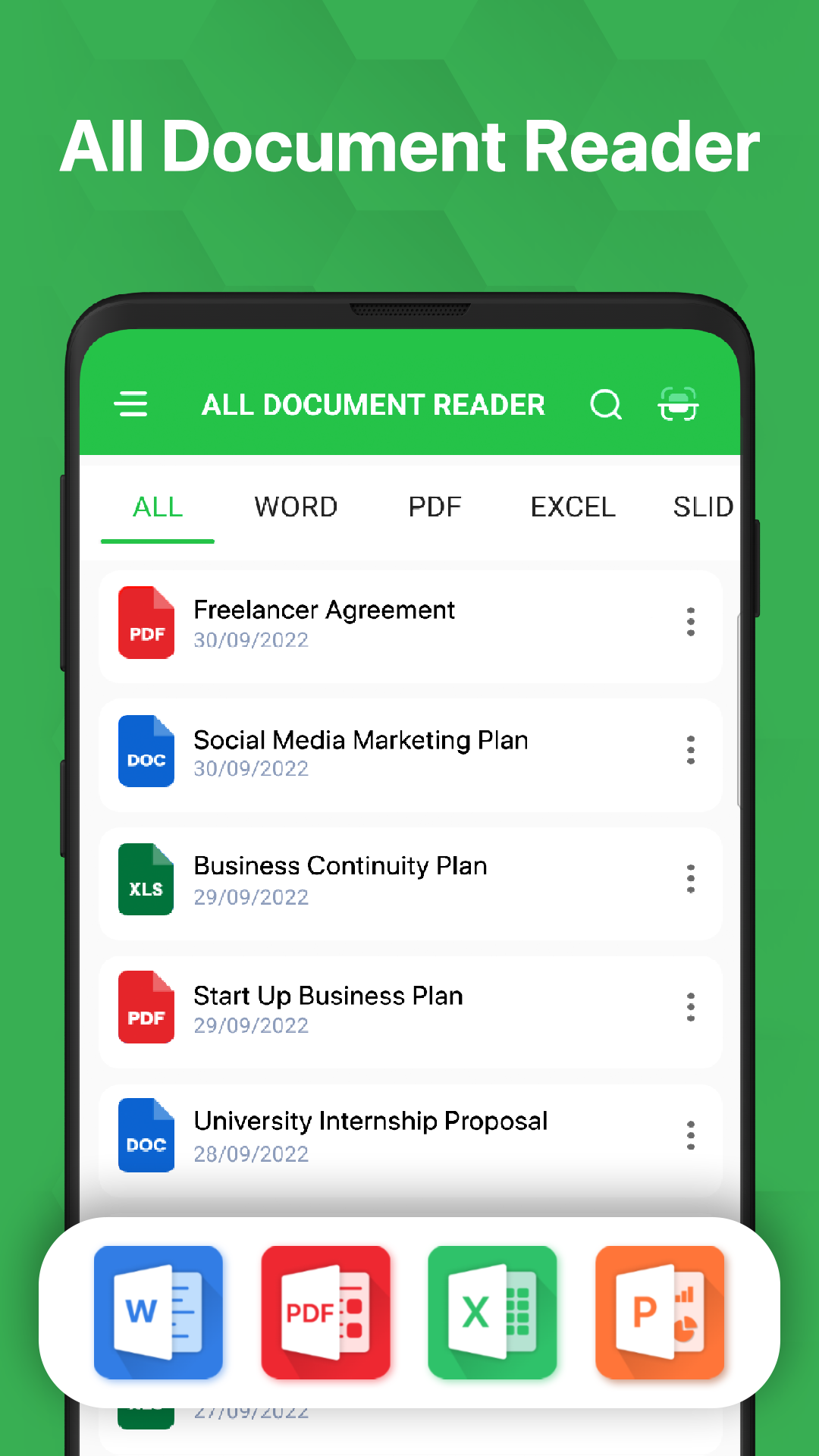 اسکرین شات 1 برنامه All Document Reader & Viewer