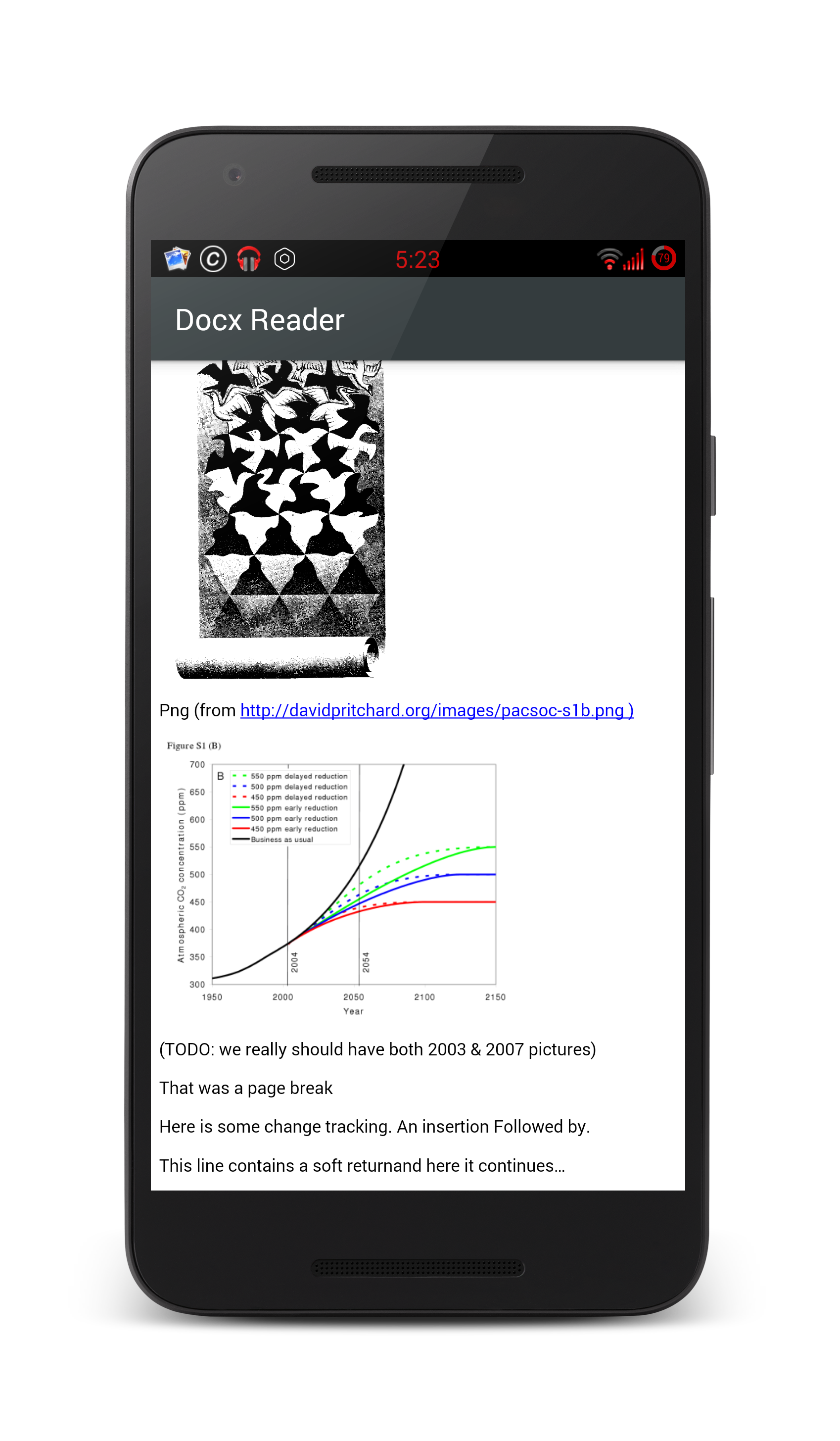 اسکرین شات 3 برنامه Docx Reader