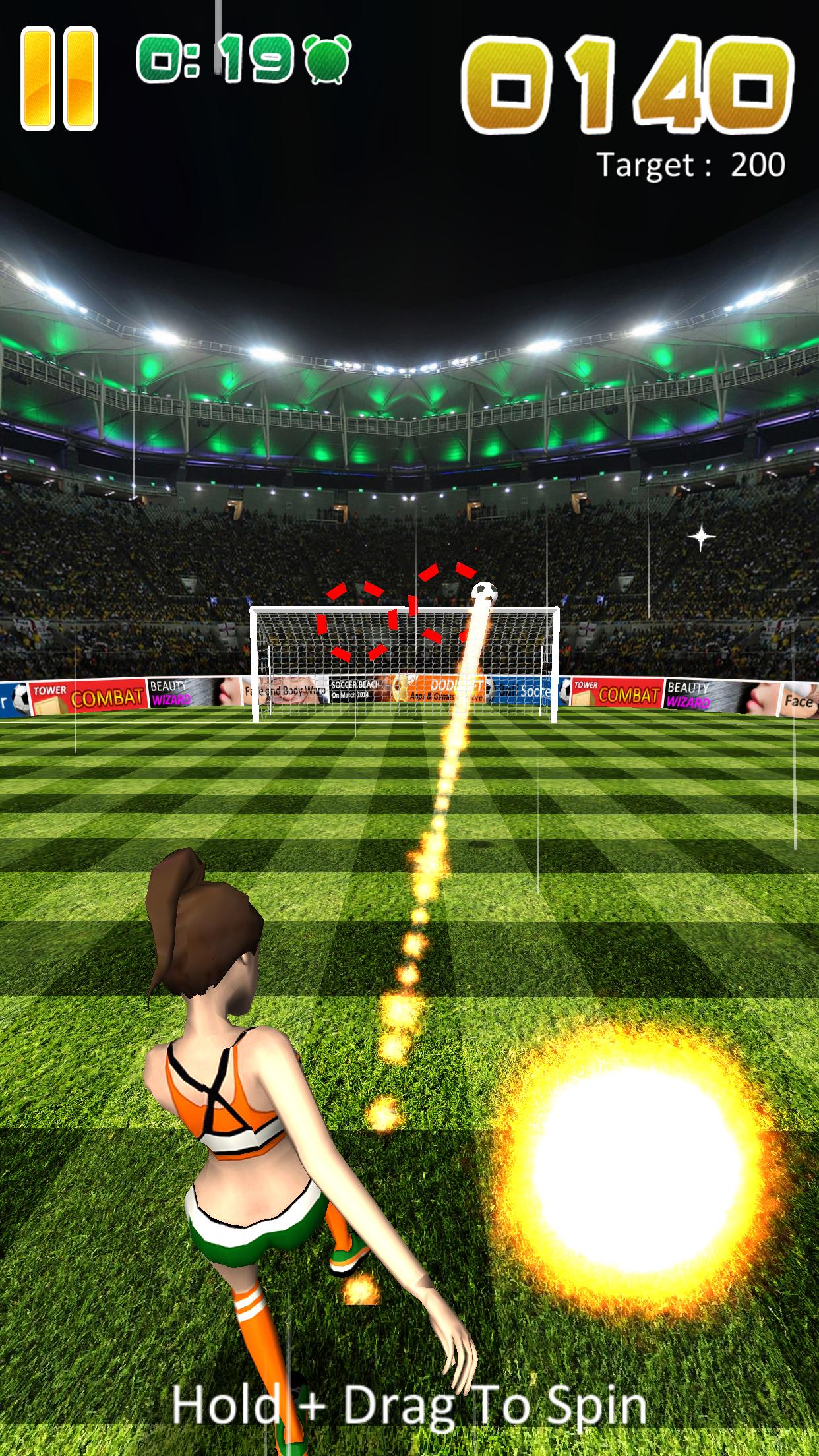 اسکرین شات 6 برنامه Ball Soccer (Flick Football)