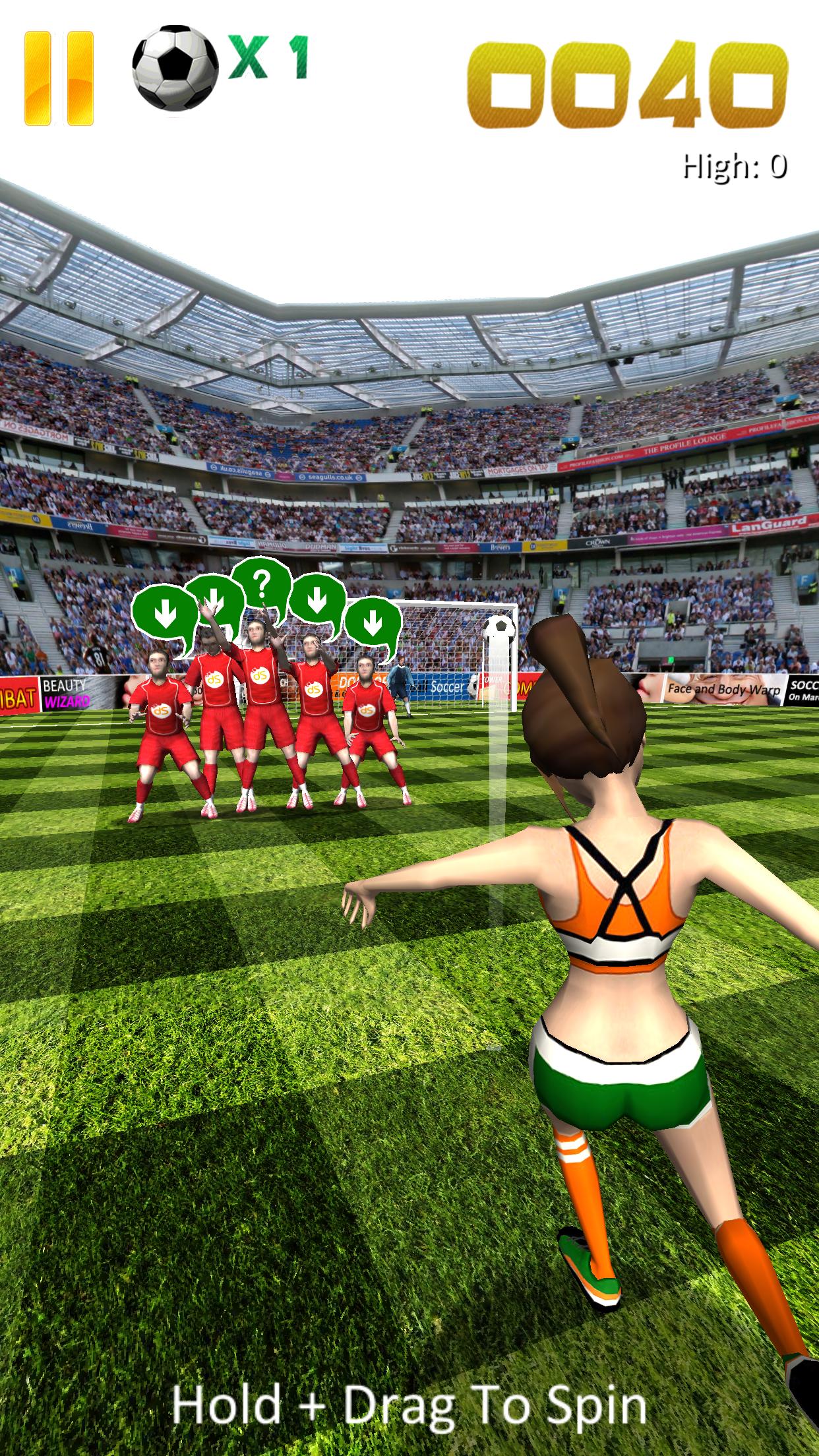 اسکرین شات 5 برنامه Ball Soccer (Flick Football)
