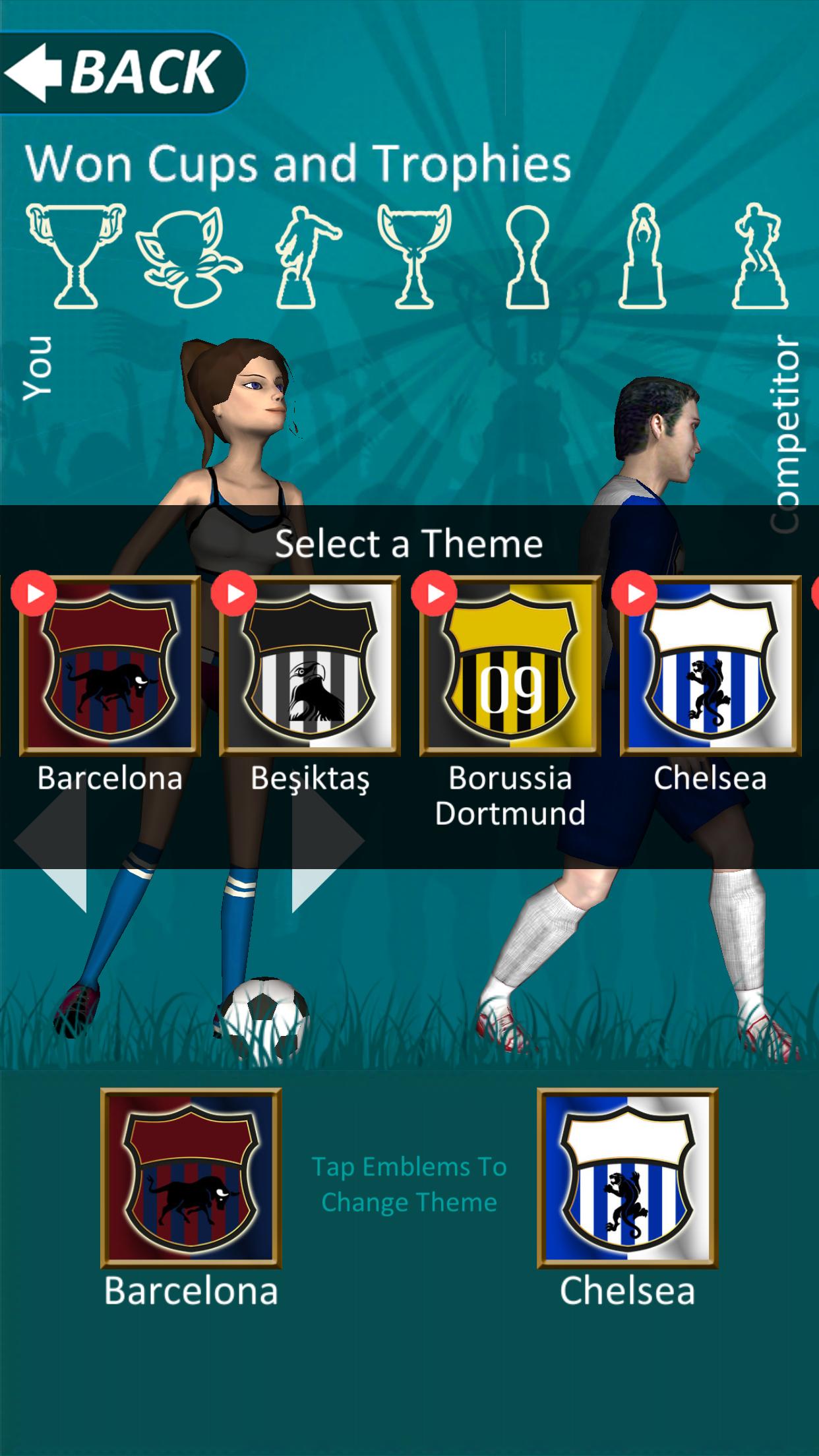اسکرین شات 7 برنامه Ball Soccer (Flick Football)