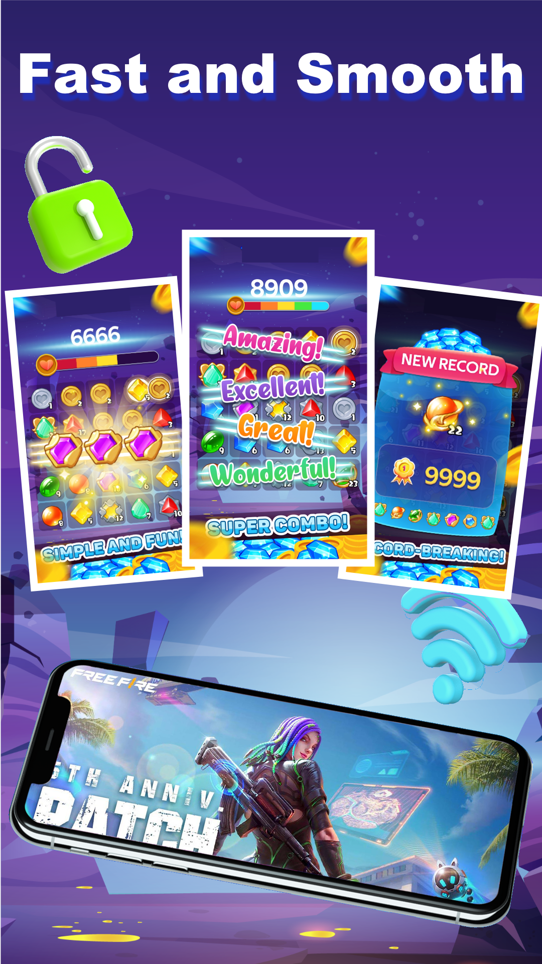 اسکرین شات 2 بازی GemPlanet Booster -  Game Fun
