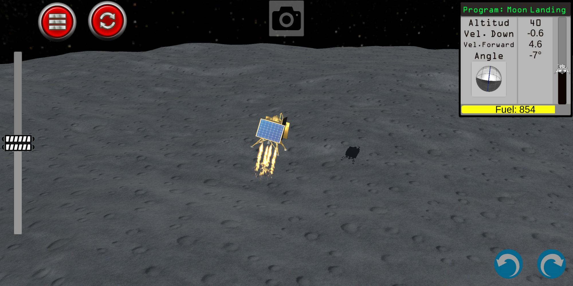 اسکرین شات 2 بازی Chandrayaan Space Simulator