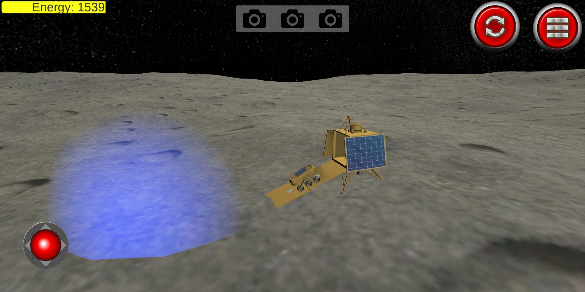 اسکرین شات 1 بازی Chandrayaan Space Simulator