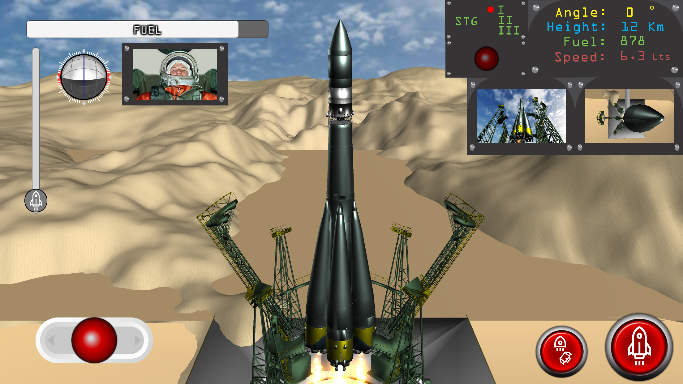 اسکرین شات 4 بازی First Human in Space Flight