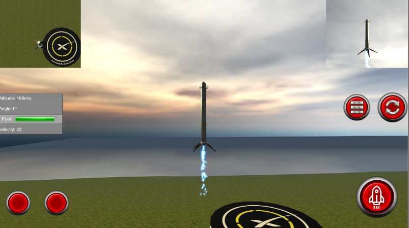 اسکرین شات 2 بازی Space Rocket Launch & Landing