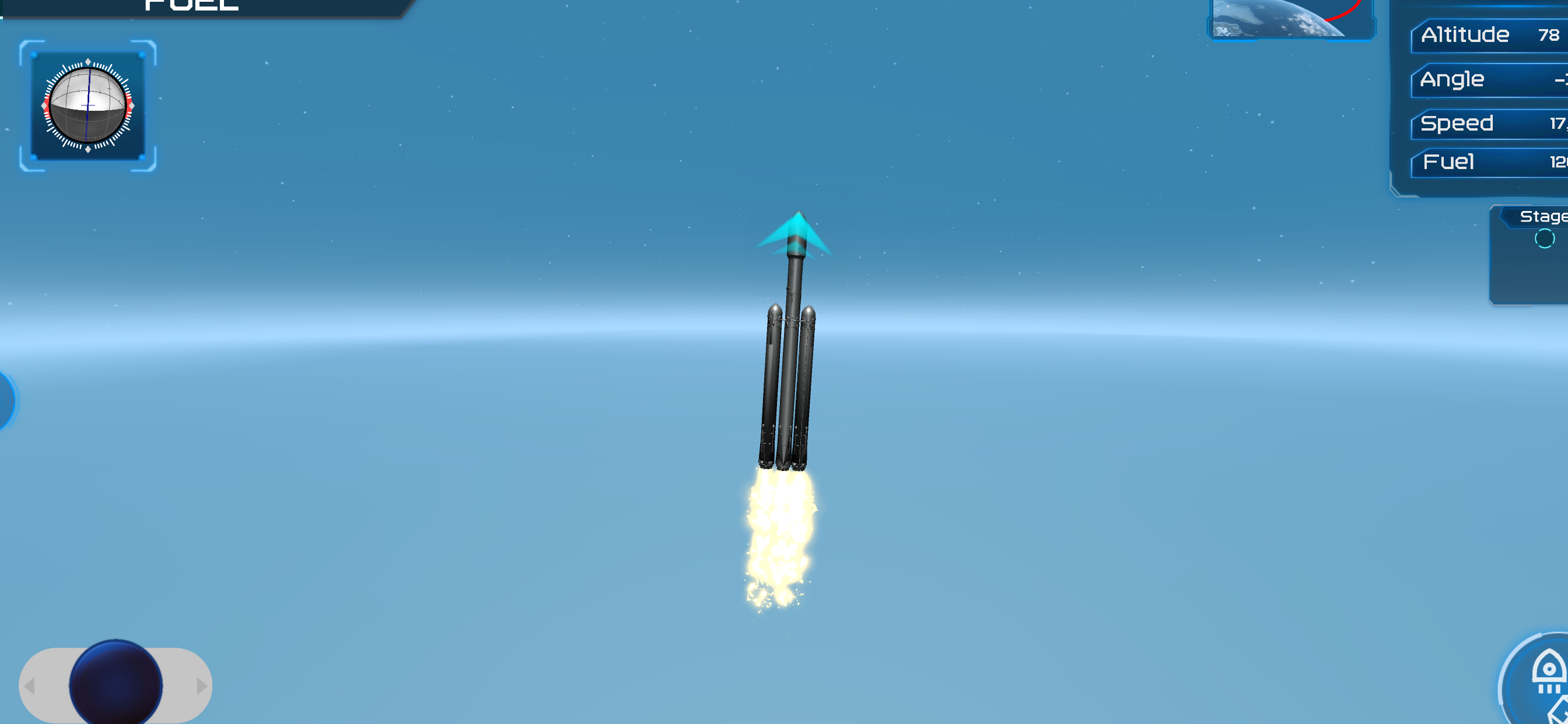 اسکرین شات 1 بازی Space Rocket Launch & Landing