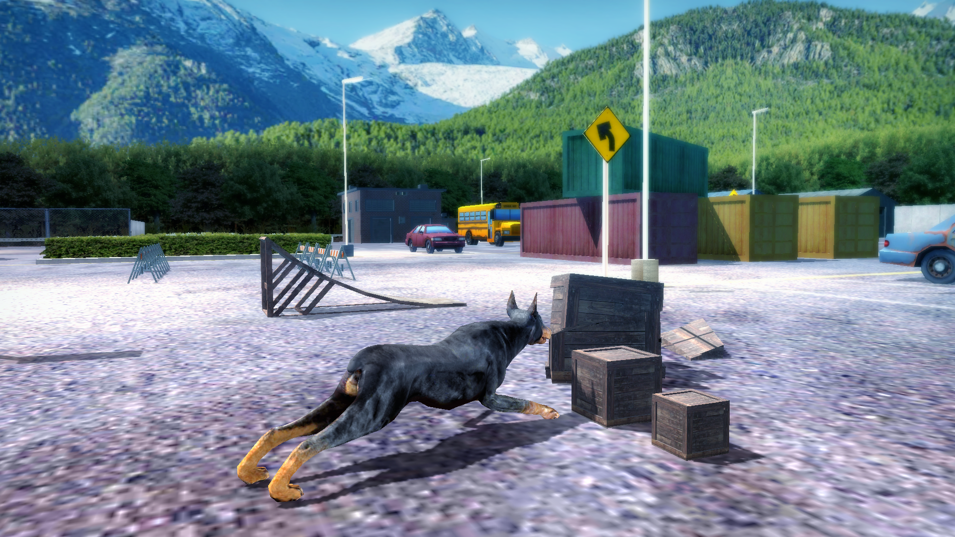 اسکرین شات 1 بازی Doberman Dog Simulator