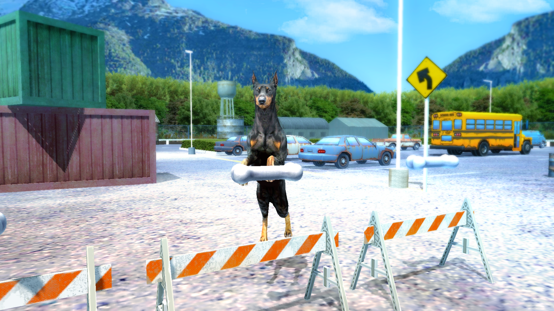 اسکرین شات 3 بازی Doberman Dog Simulator