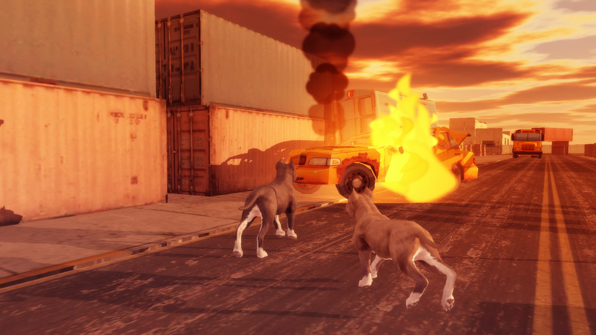 اسکرین شات 2 بازی Pitbull Dog Simulator